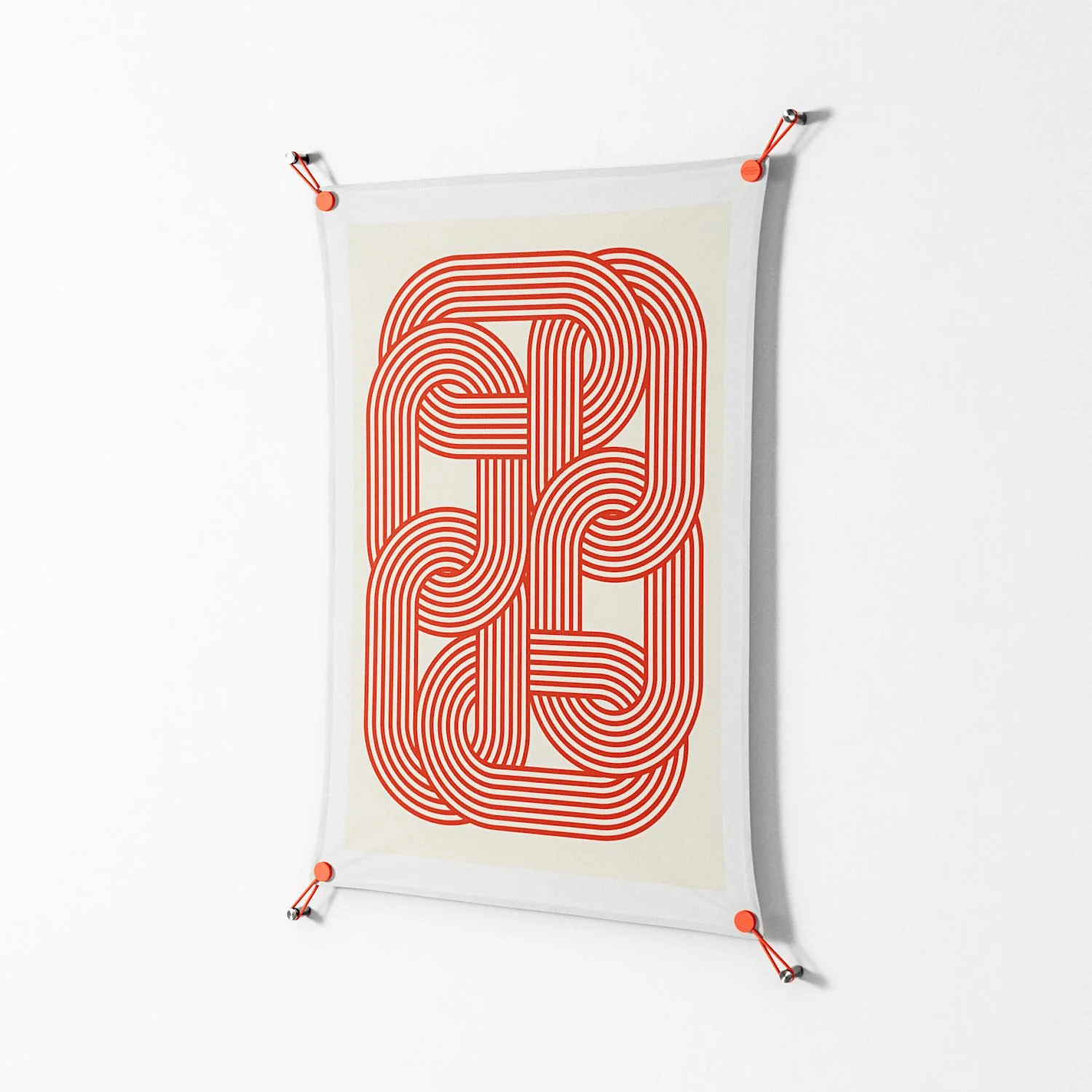 United - Work On Wall - Vratislav Pecka - Orange - 70 x 100 cm - Image 2