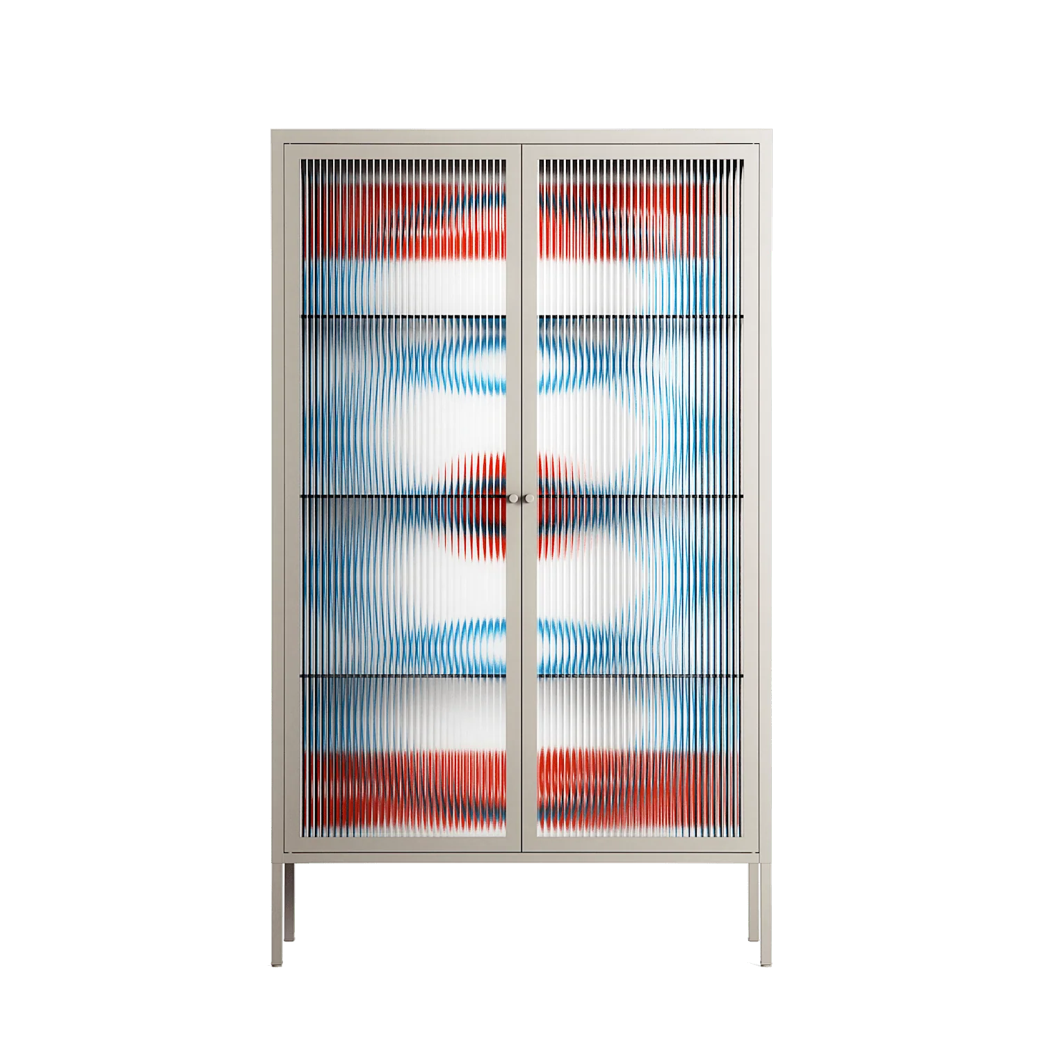 Velvet Dusk - Cabinet - Oluwasheyi Adebayo - Pebble - Reeded glass