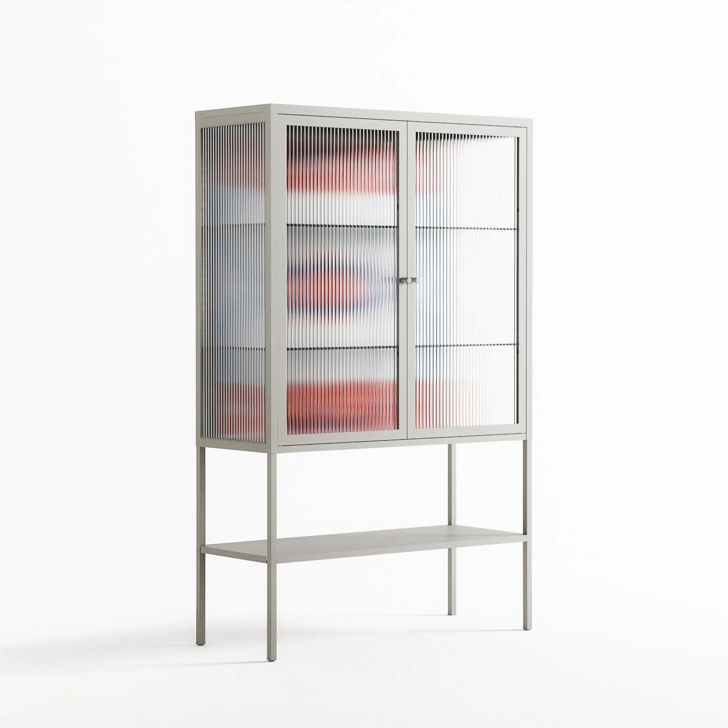 Velvet Dusk - Loft Cabinet - Oluwasheyi Adebayo - Chalk - Reeded glass - Image 4