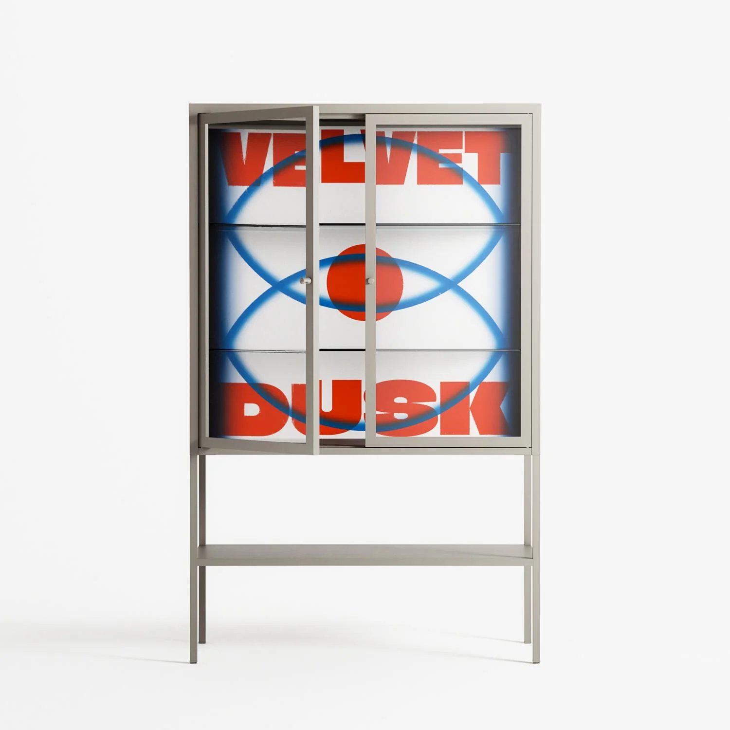 Velvet Dusk - Loft Cabinet - Oluwasheyi Adebayo - Pebble - Clear glass - Image 2