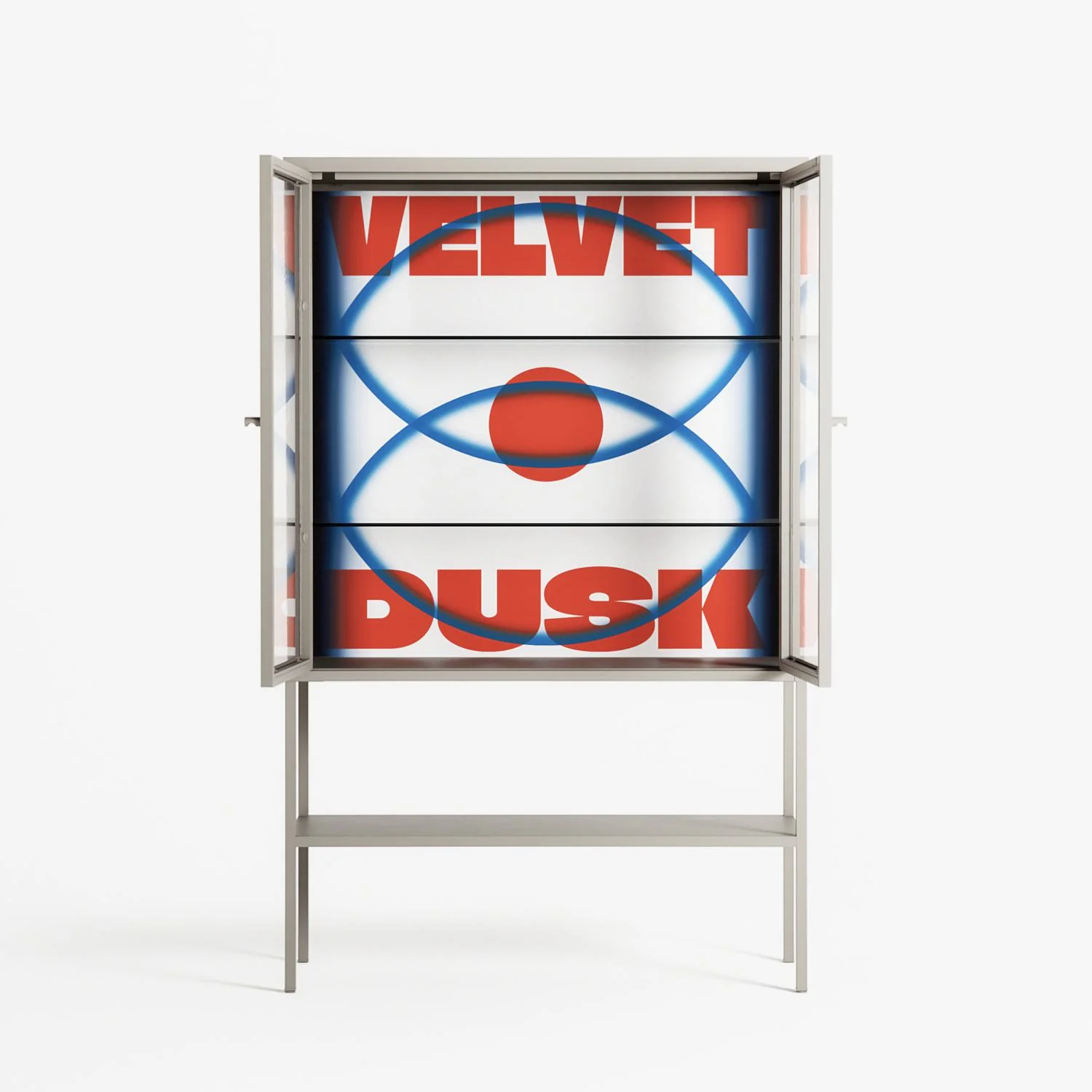 Velvet Dusk - Loft Cabinet - Oluwasheyi Adebayo - Pebble - Clear glass - Image 3