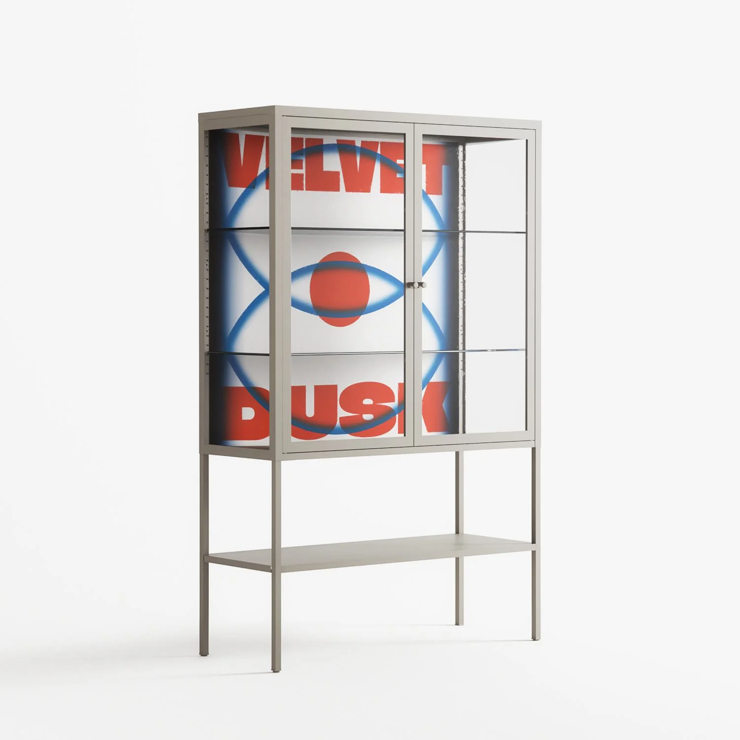 Velvet Dusk - Loft Cabinet - Oluwasheyi Adebayo - Pebble - Clear glass - Image 4