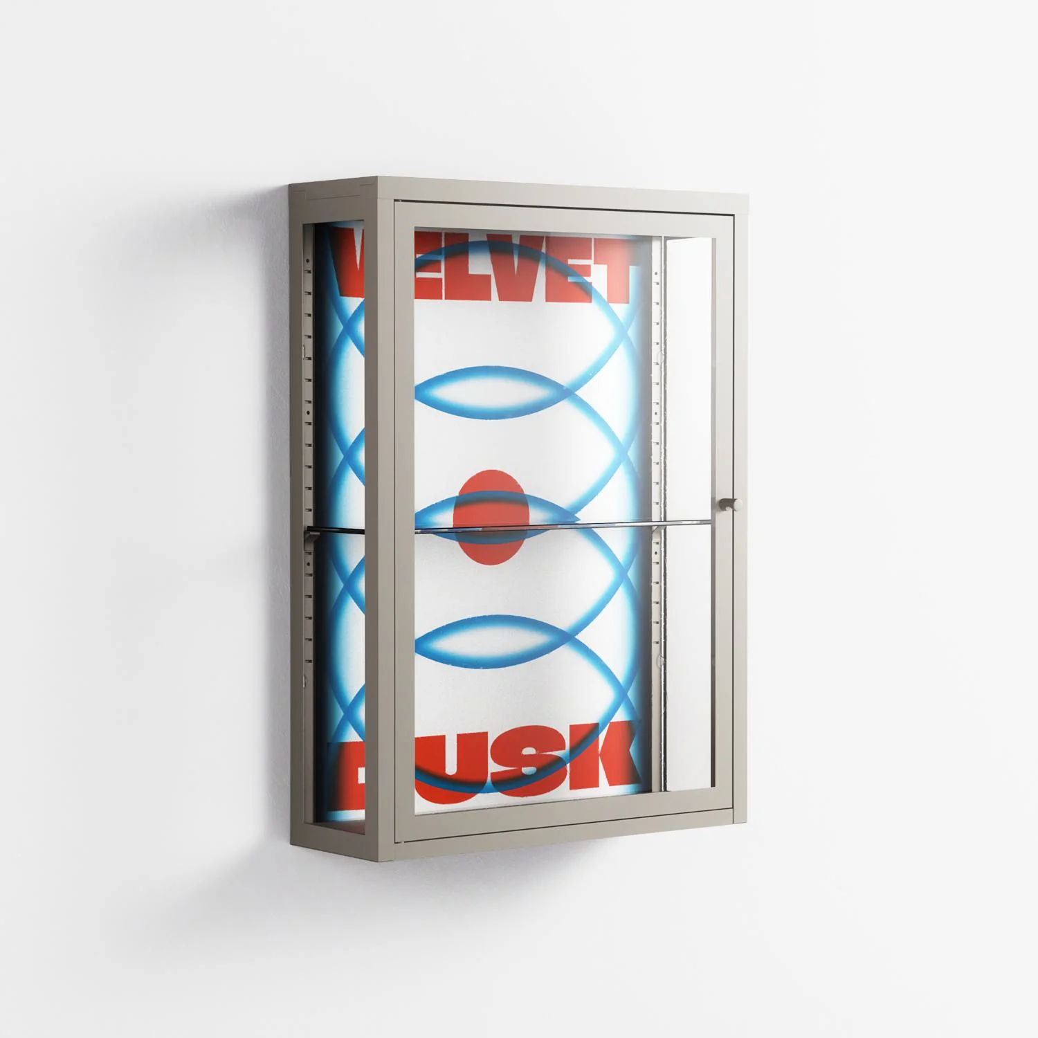 Velvet Dusk - Wall Cabinet - Oluwasheyi Adebayo - Pebble - Clear glass - Image 4