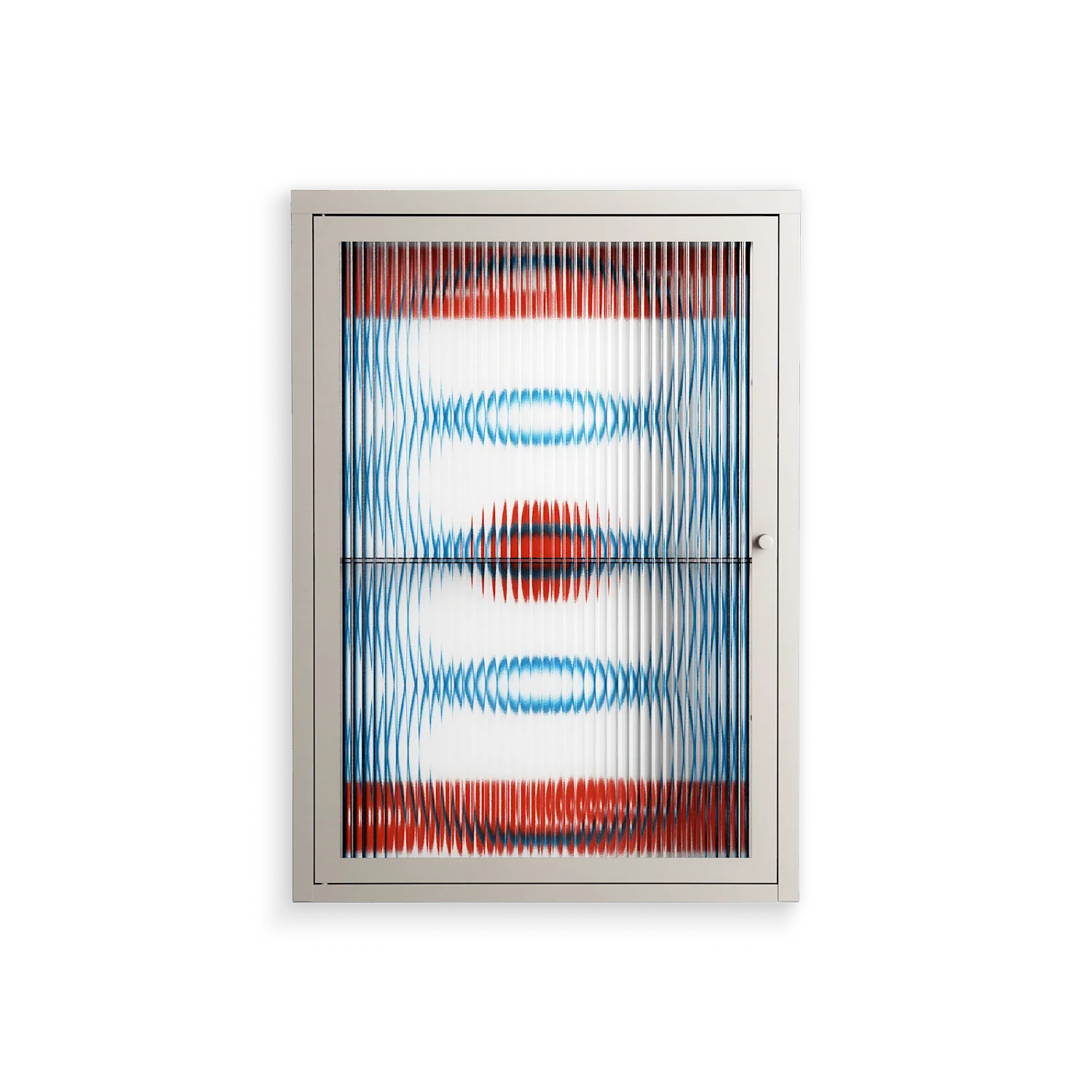 Velvet Dusk - Wall Cabinet - Oluwasheyi Adebayo - Pebble - Reeded glass