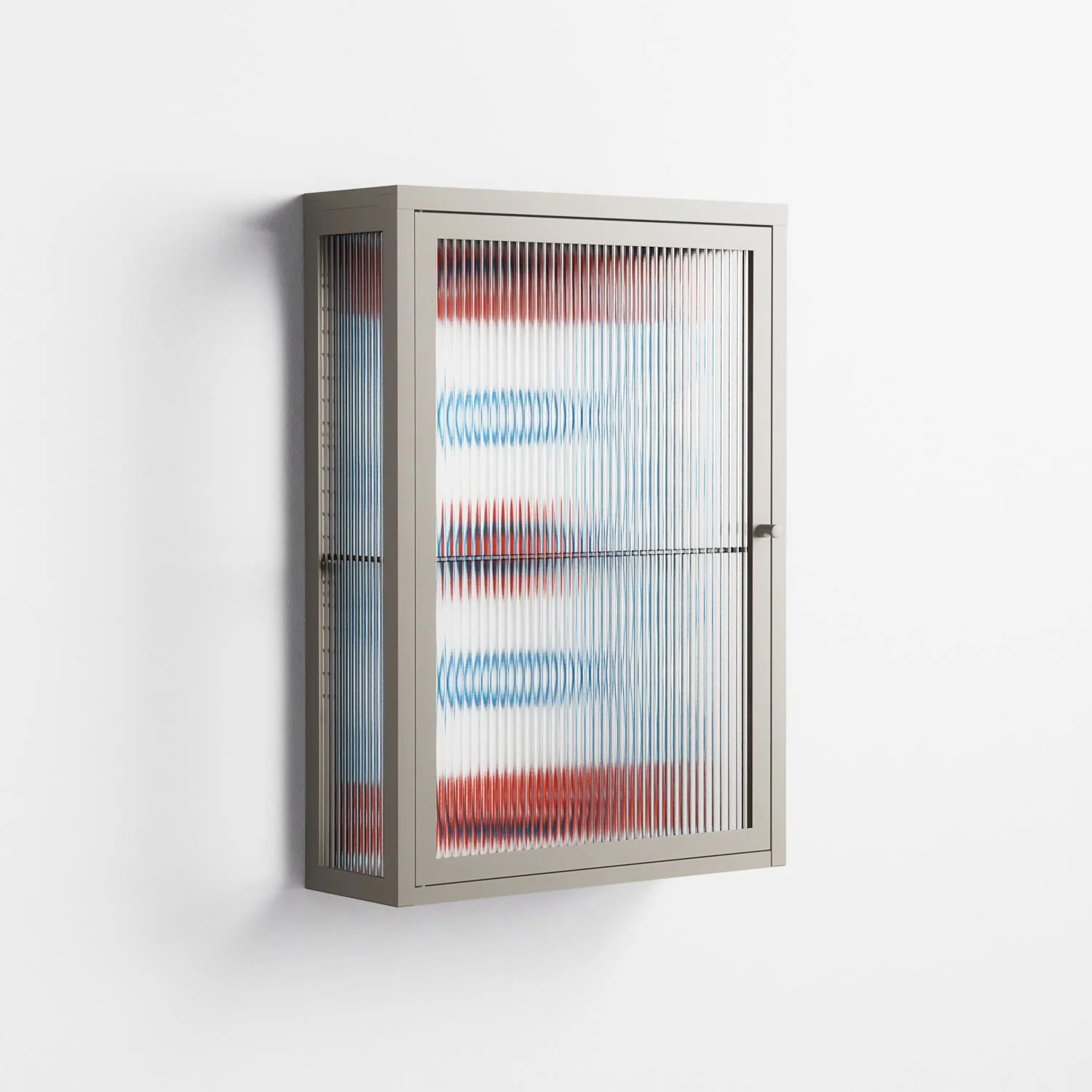 Velvet Dusk - Wall Cabinet - Oluwasheyi Adebayo - Pebble - Reeded glass - Image 4