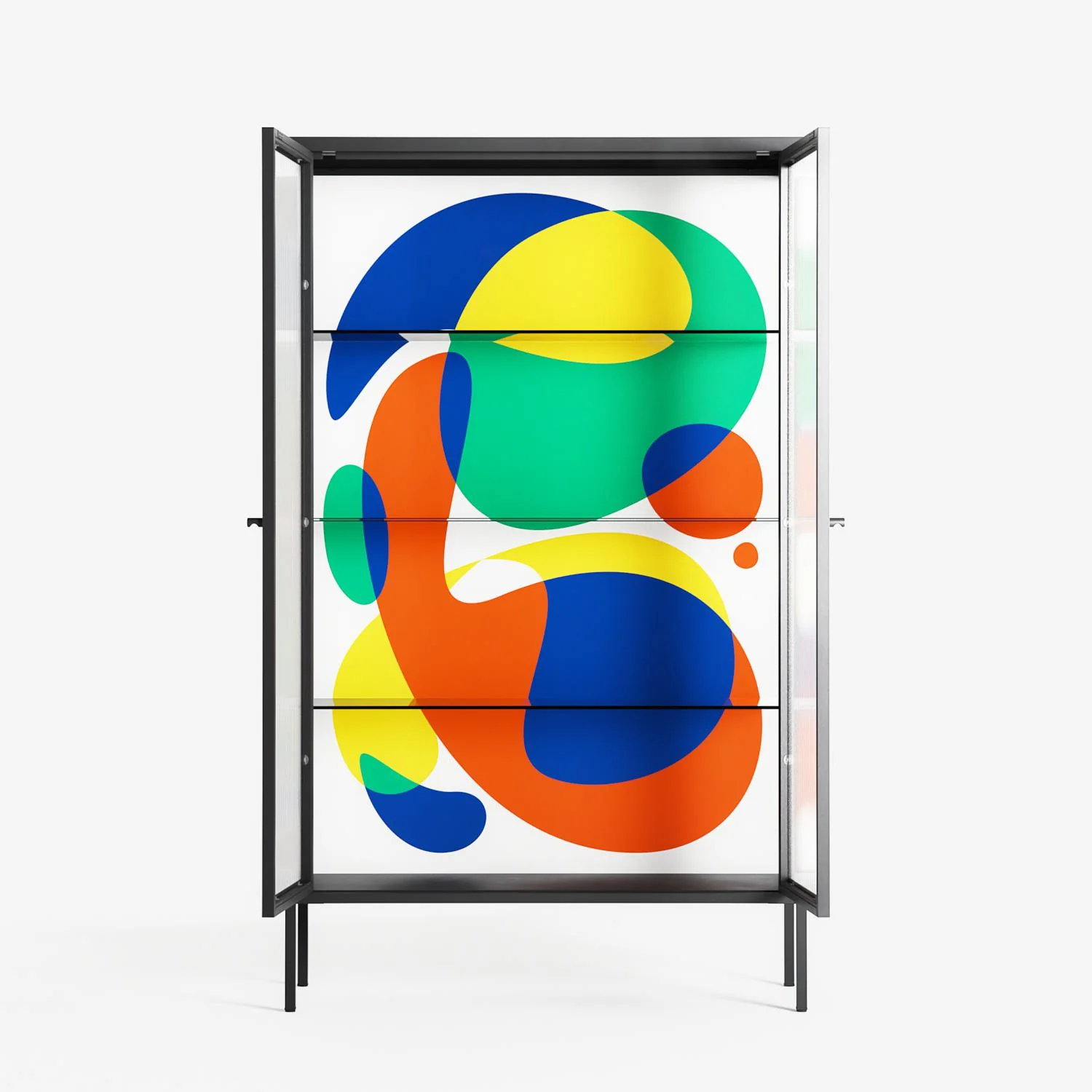 Vibrante - Cabinet - Vratislav Pecka - Antracite - Reeded glass - Image 3