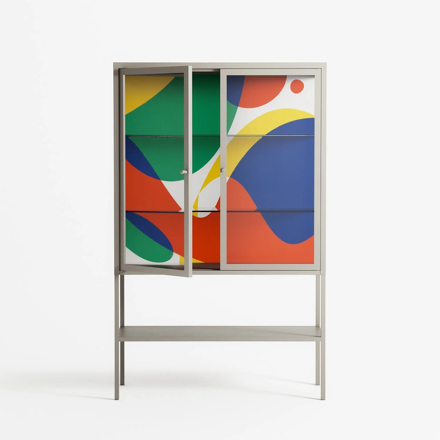 Vibrante - Loft Cabinet - Vratislav Pecka - Pebble - Clear glass - Image 2