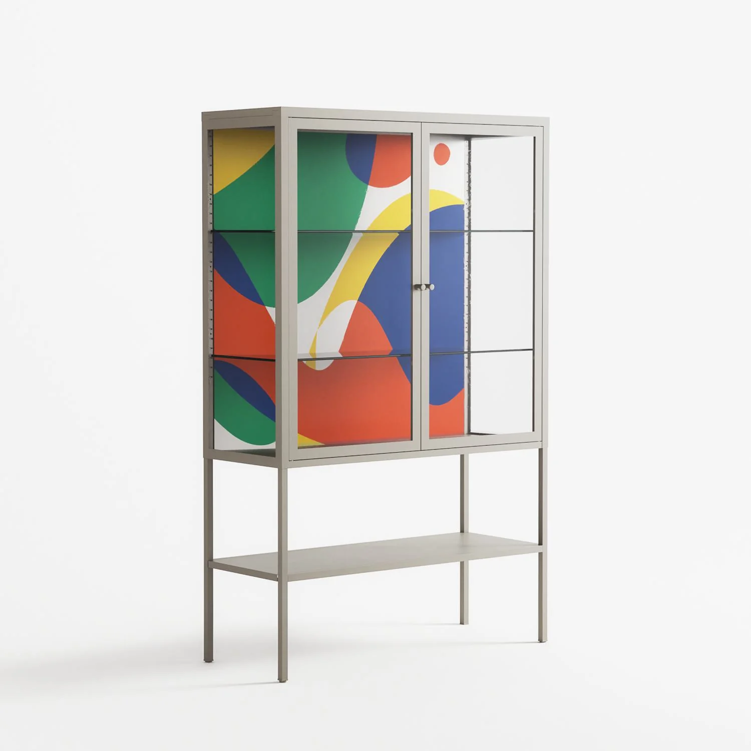 Vibrante - Loft Cabinet - Vratislav Pecka - Pebble - Clear glass - Image 4