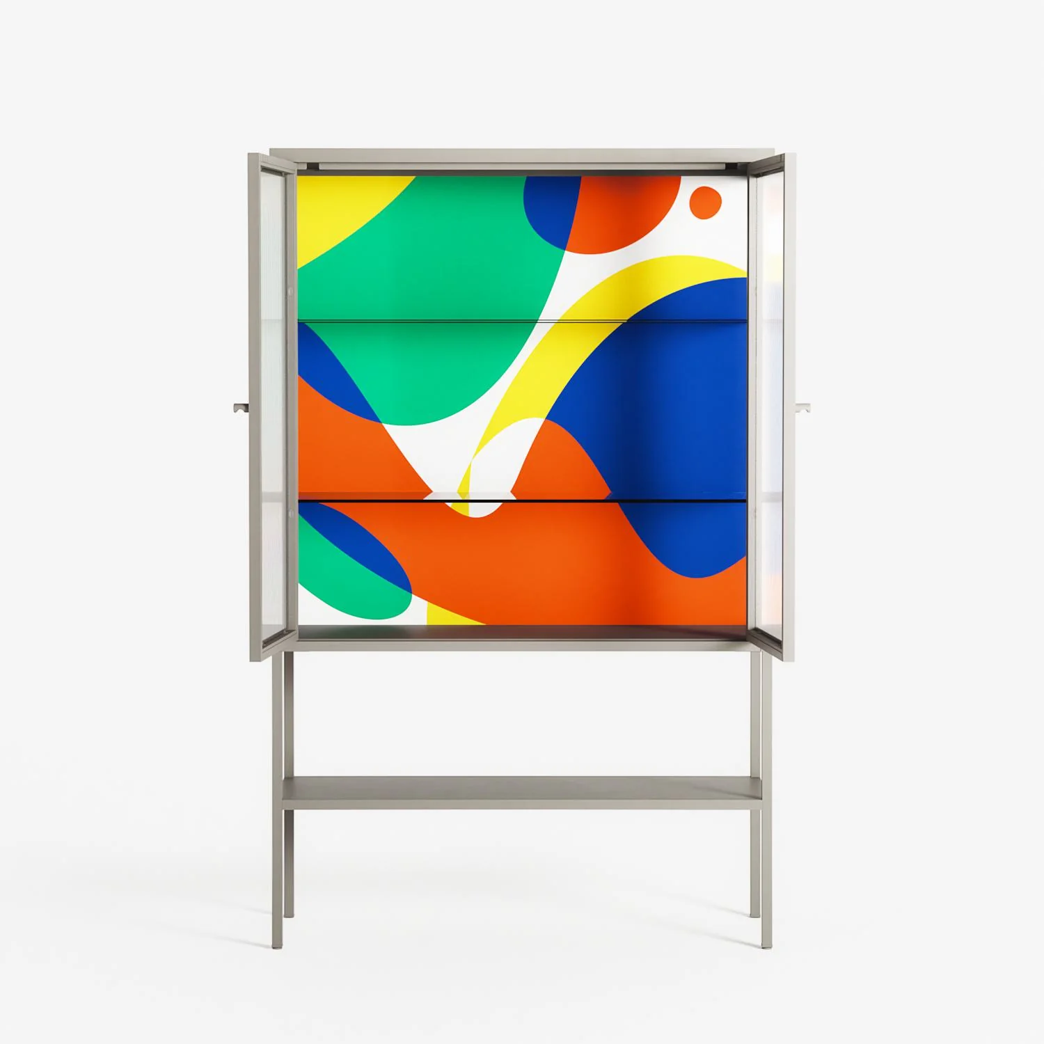 Vibrante - Loft Cabinet - Vratislav Pecka - Pebble - Reeded glass - Image 3