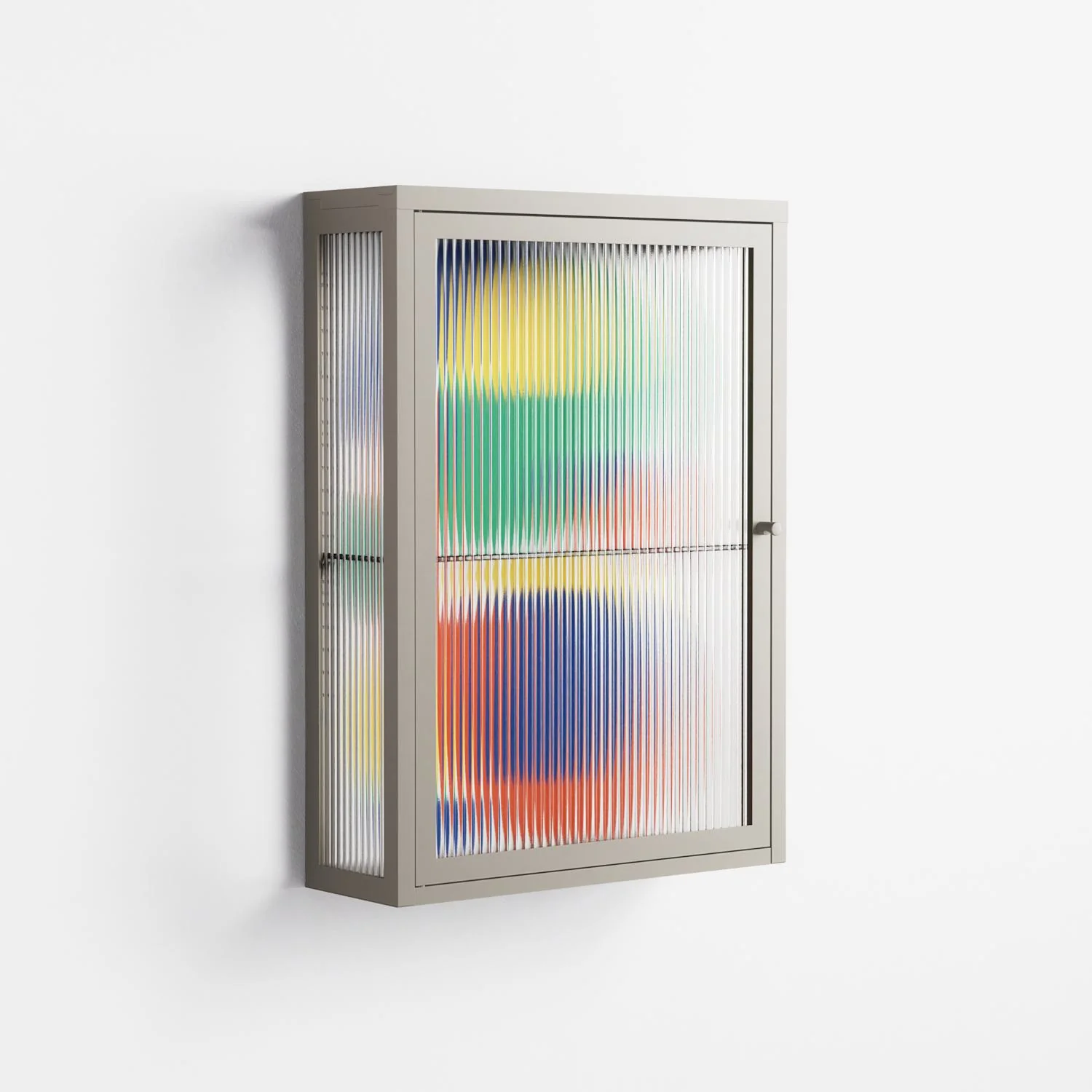 Vibrante - Wall Cabinet - Vratislav Pecka - Pebble - Reeded glass - Image 4