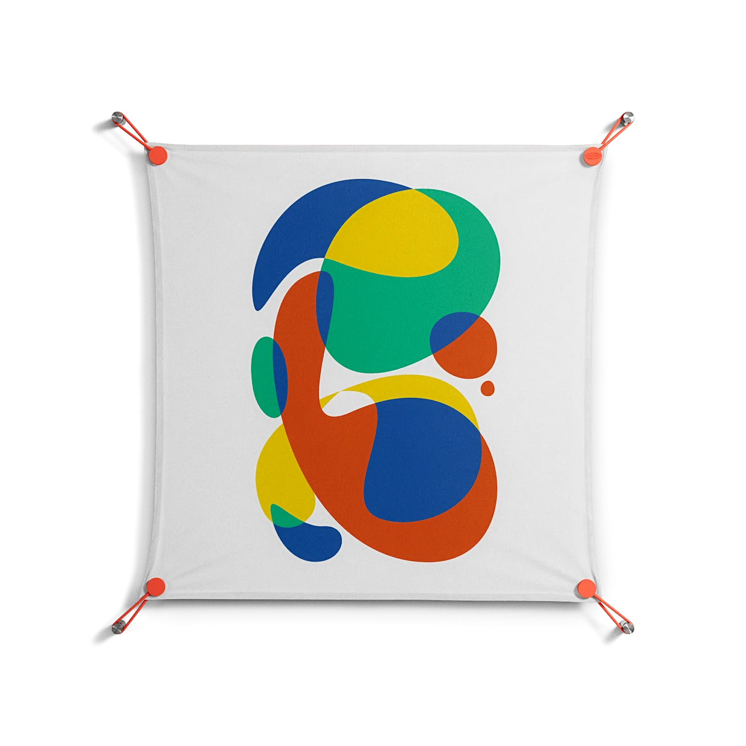 Vibrante - Work On Wall - Vratislav Pecka - Orange - 70 x 70 cm