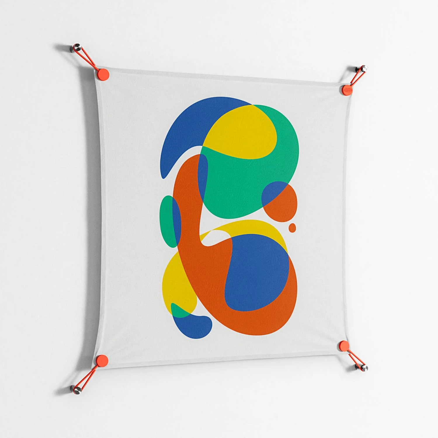 Vibrante - Work On Wall - Vratislav Pecka - Orange - 70 x 70 cm - Image 2
