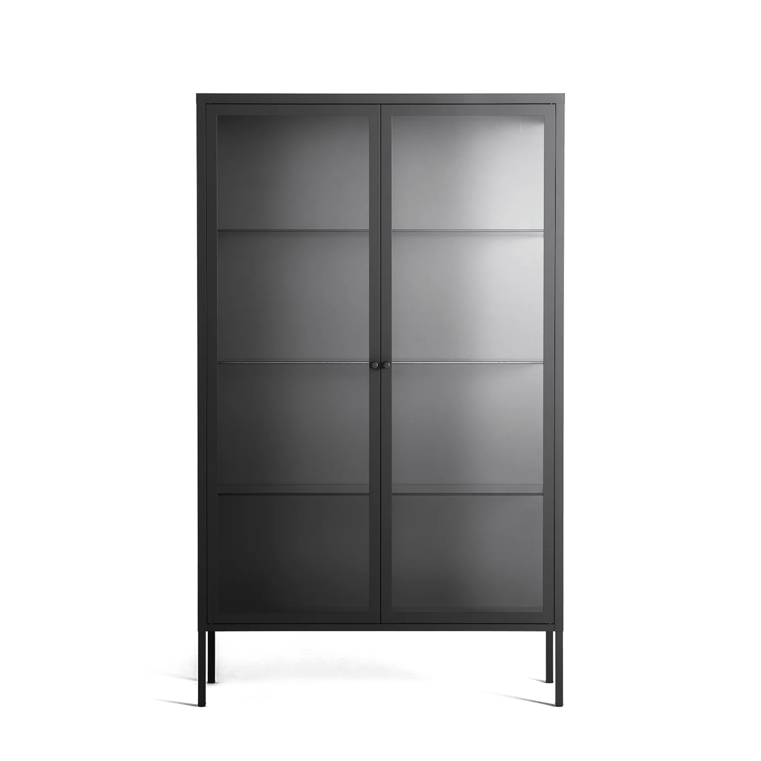 Vitrine - Cabinet - Antracite - Clear Glass