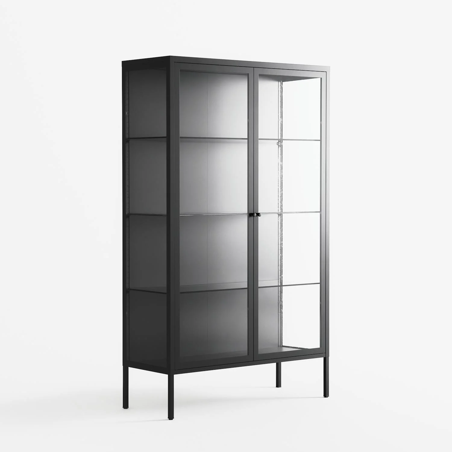 Vitrine - Cabinet - Antracite - Clear Glass - Image 3