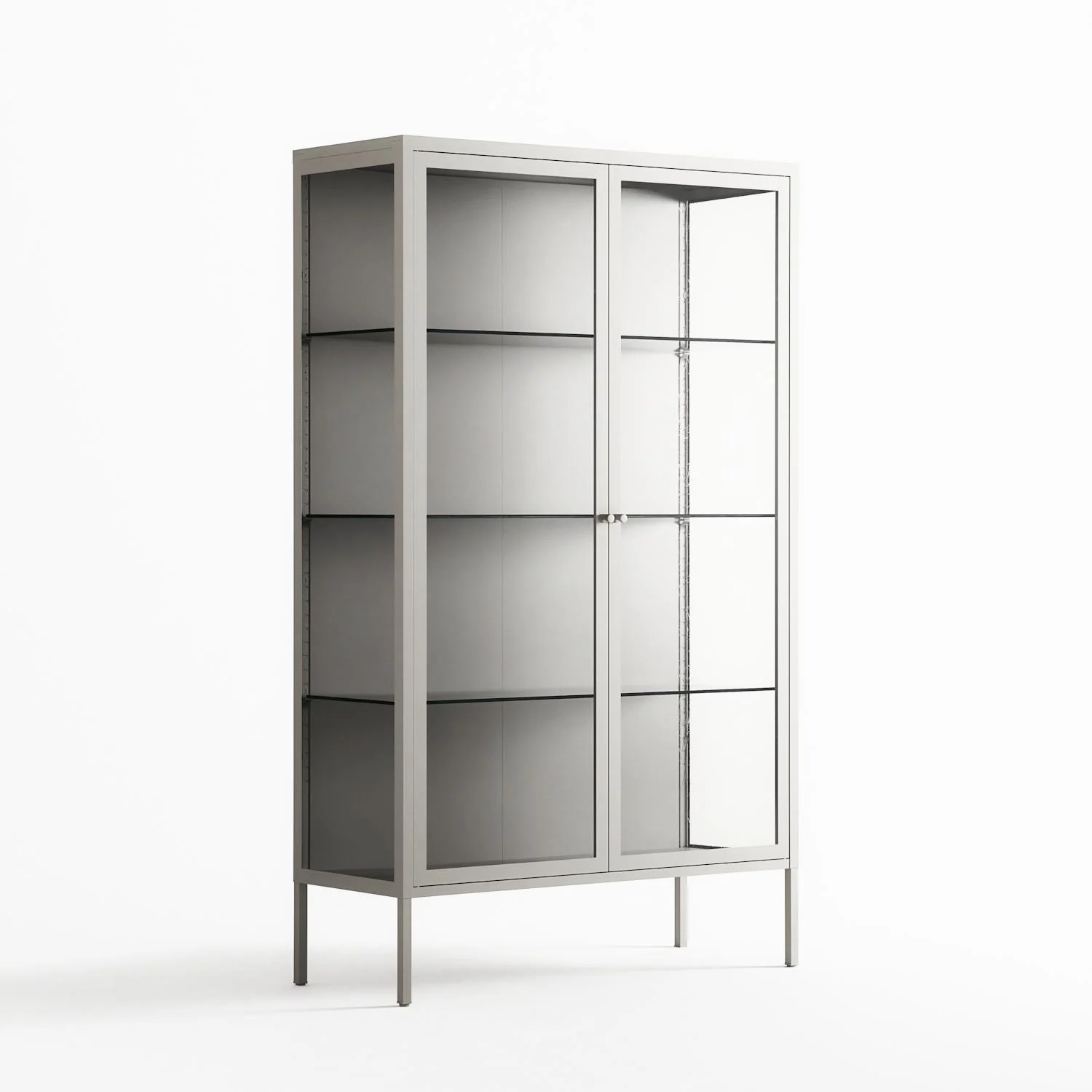 Vitrine - Cabinet - Chalk - Clear Glass - Image 4