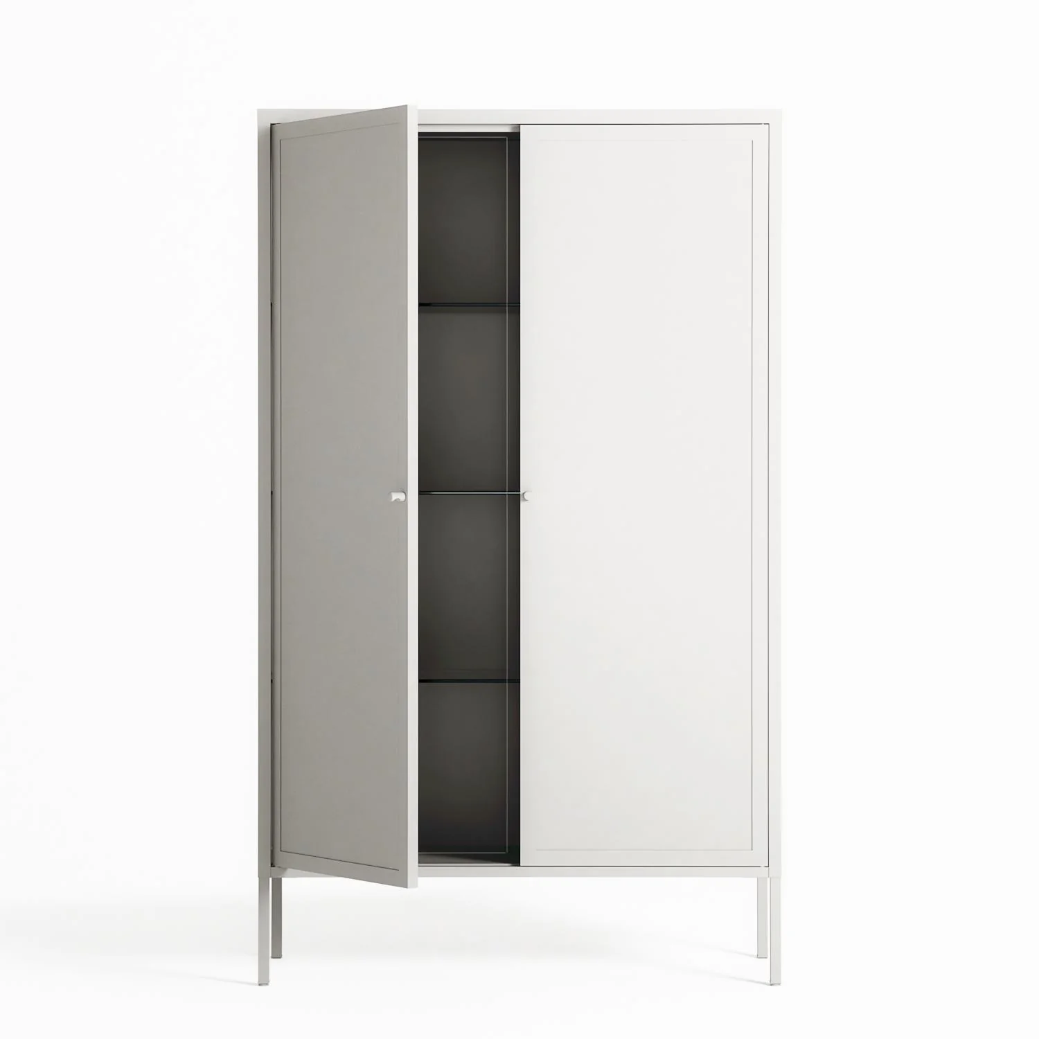 Vitrine - Cabinet - Chalk - Metal Front - Image 2