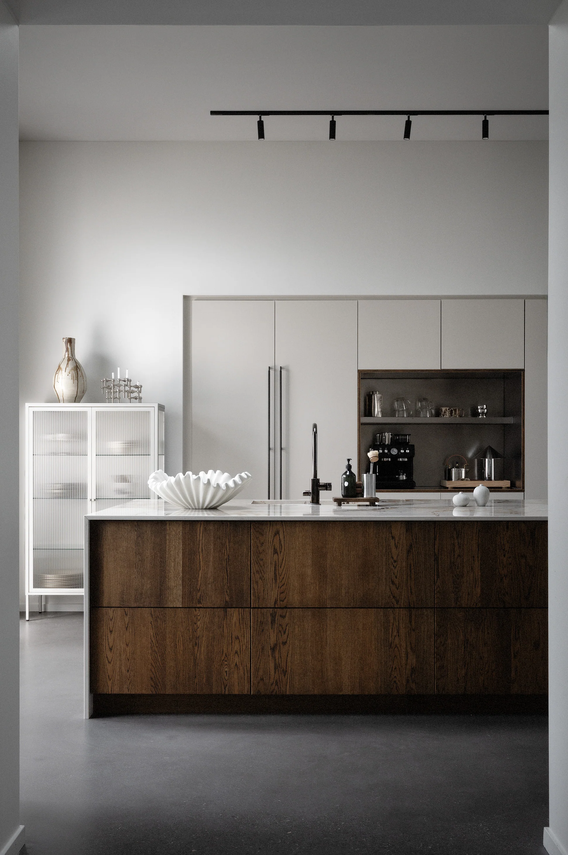 Vitrine - Cabinet - Chalk - Reeded Glass - Image 5