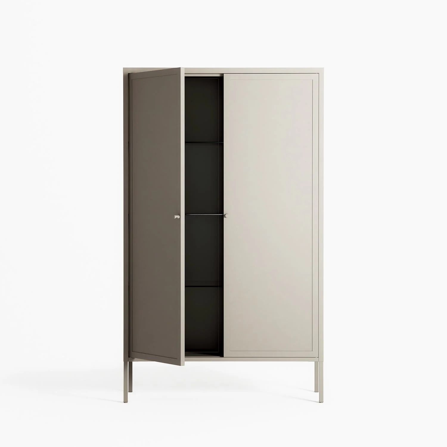 Vitrine - Cabinet - Pebble - Metal Front - Image 2