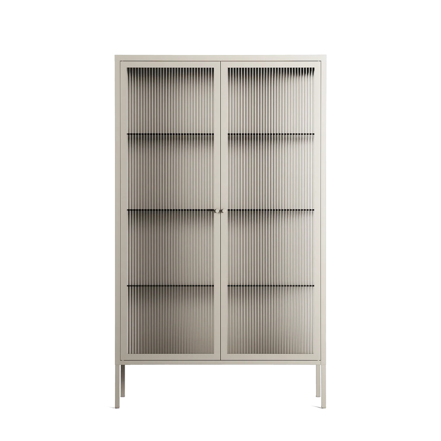 Vitrine - Cabinet - Pebble - Reeded Glass