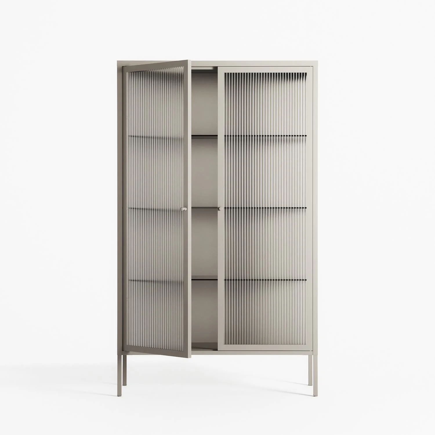 Vitrine - Cabinet - Pebble - Reeded Glass - Image 3