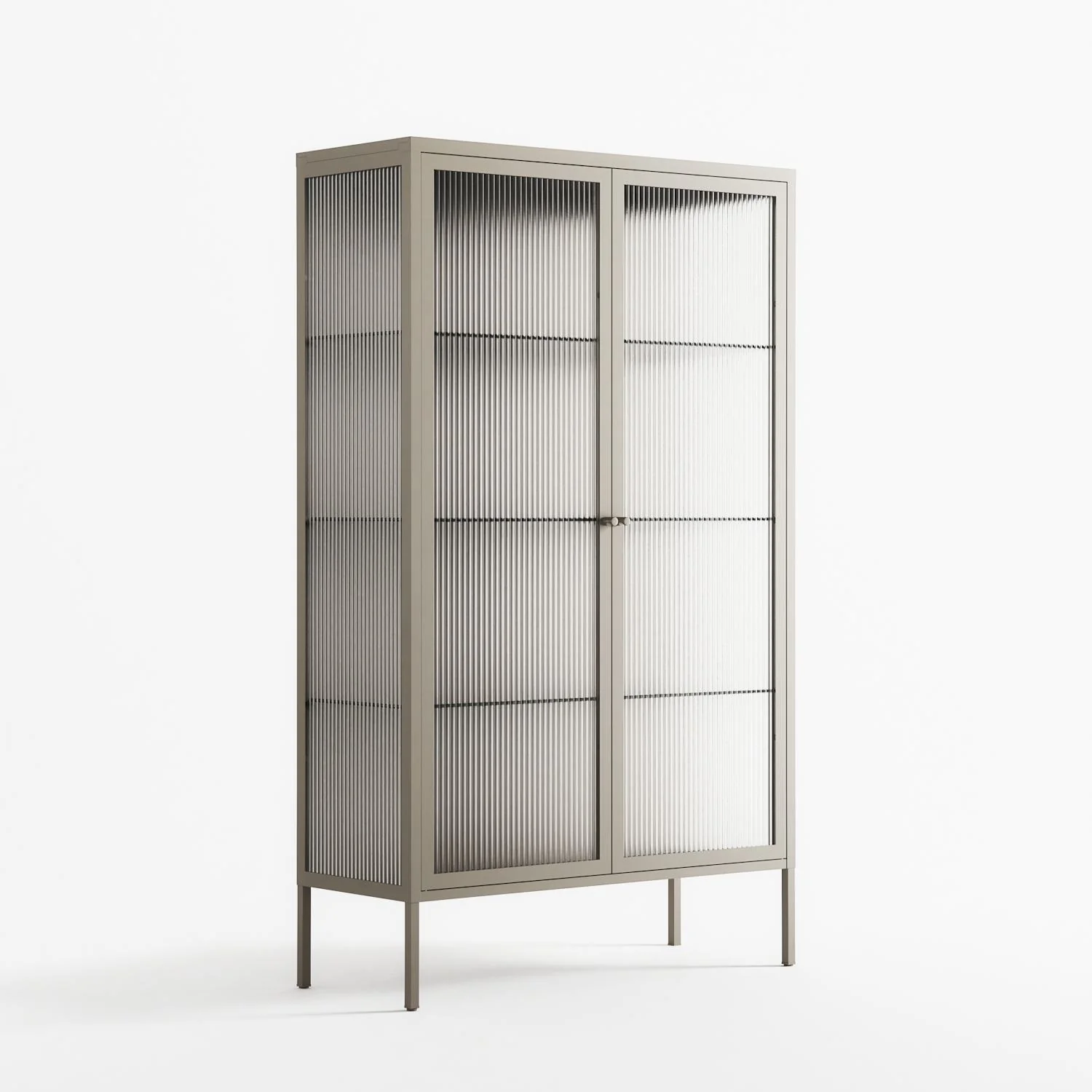 Vitrine - Cabinet - Pebble - Reeded Glass - Image 4