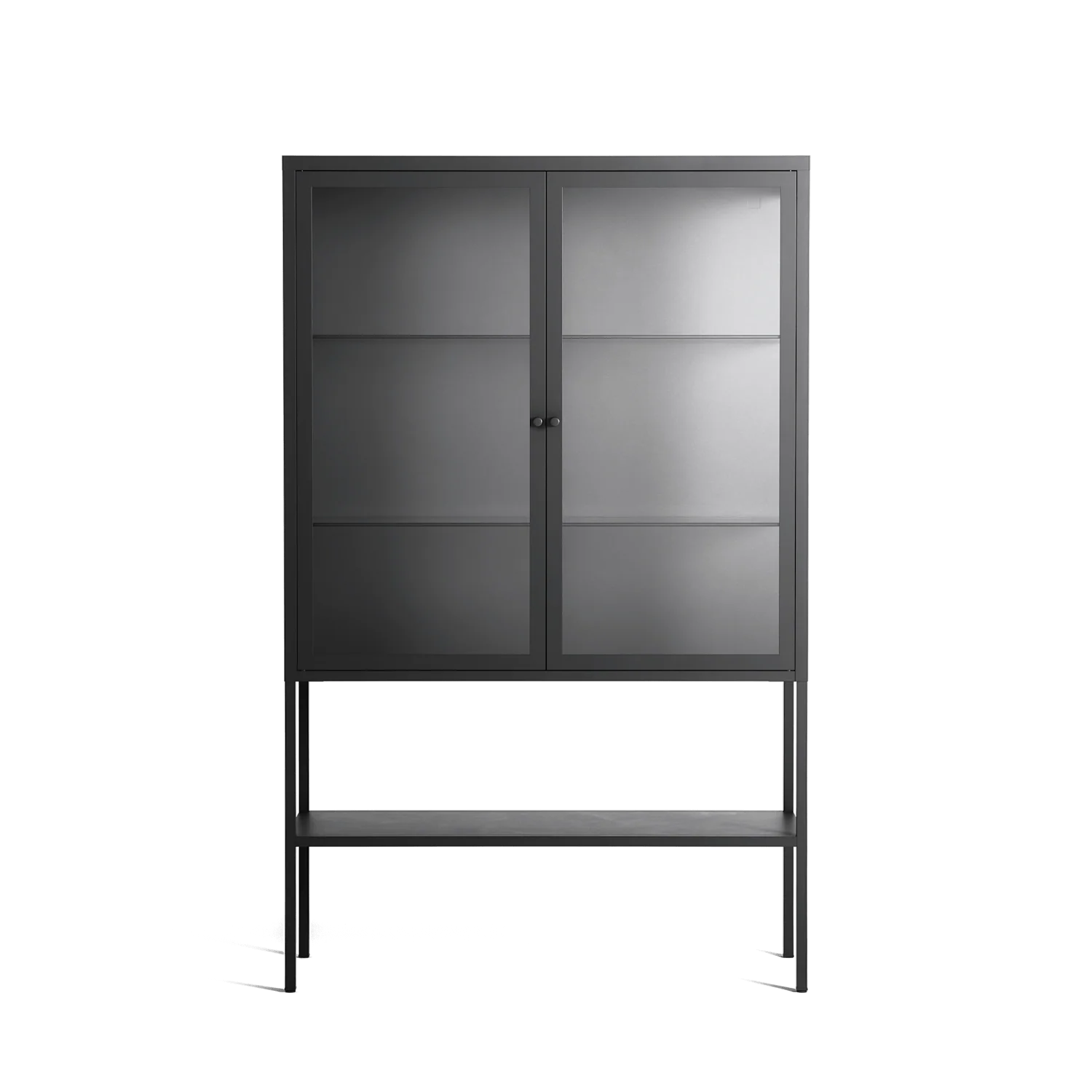Vitrine - Loft Cabinet - Antracite - Clear Glass