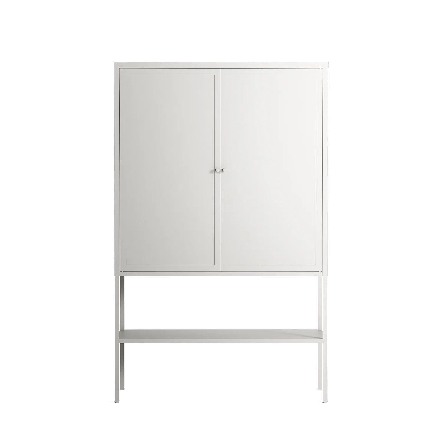 Vitrine - Loft Cabinet - Chalk - Metal Front