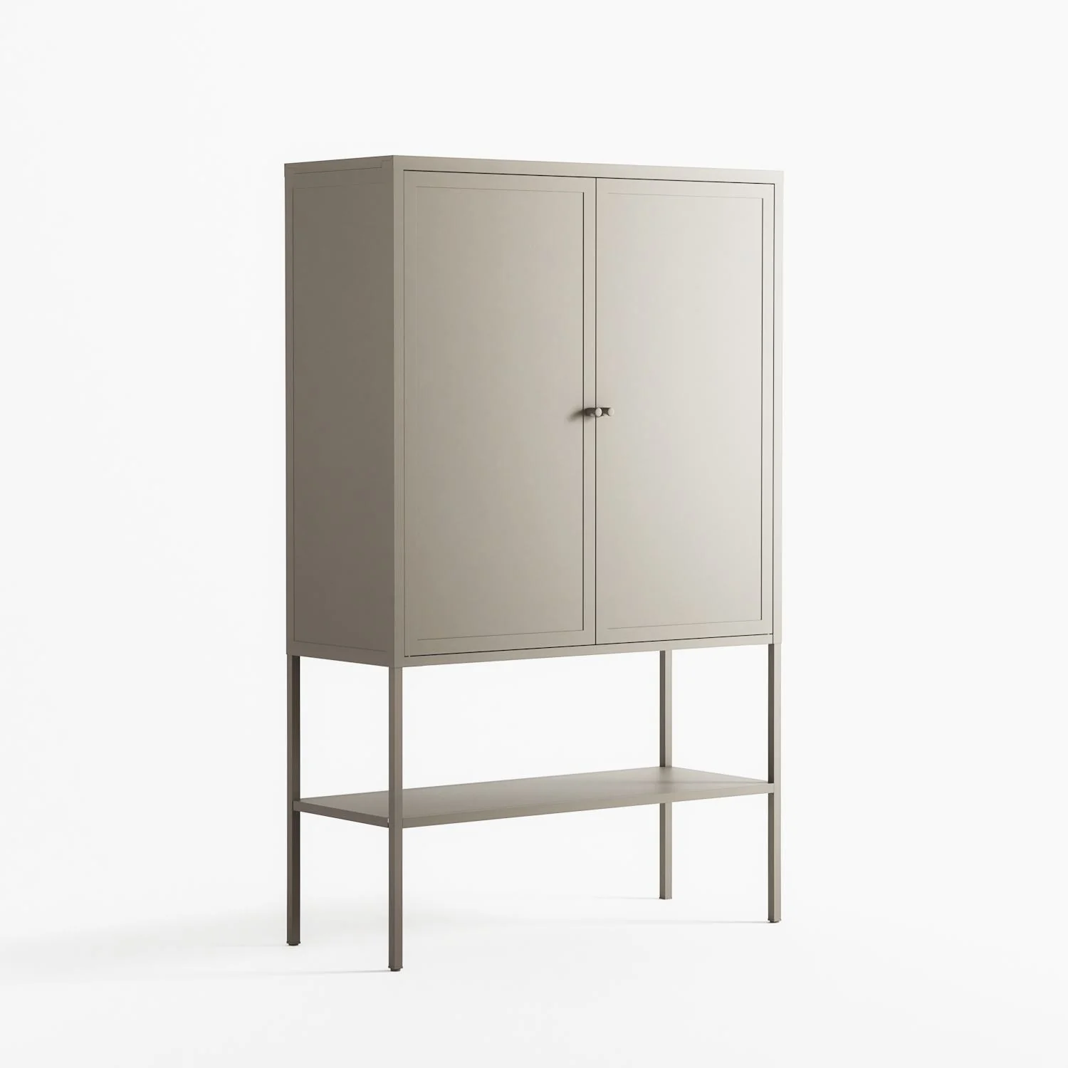 Vitrine - Loft Cabinet - Pebble - Metal Front - Image 3