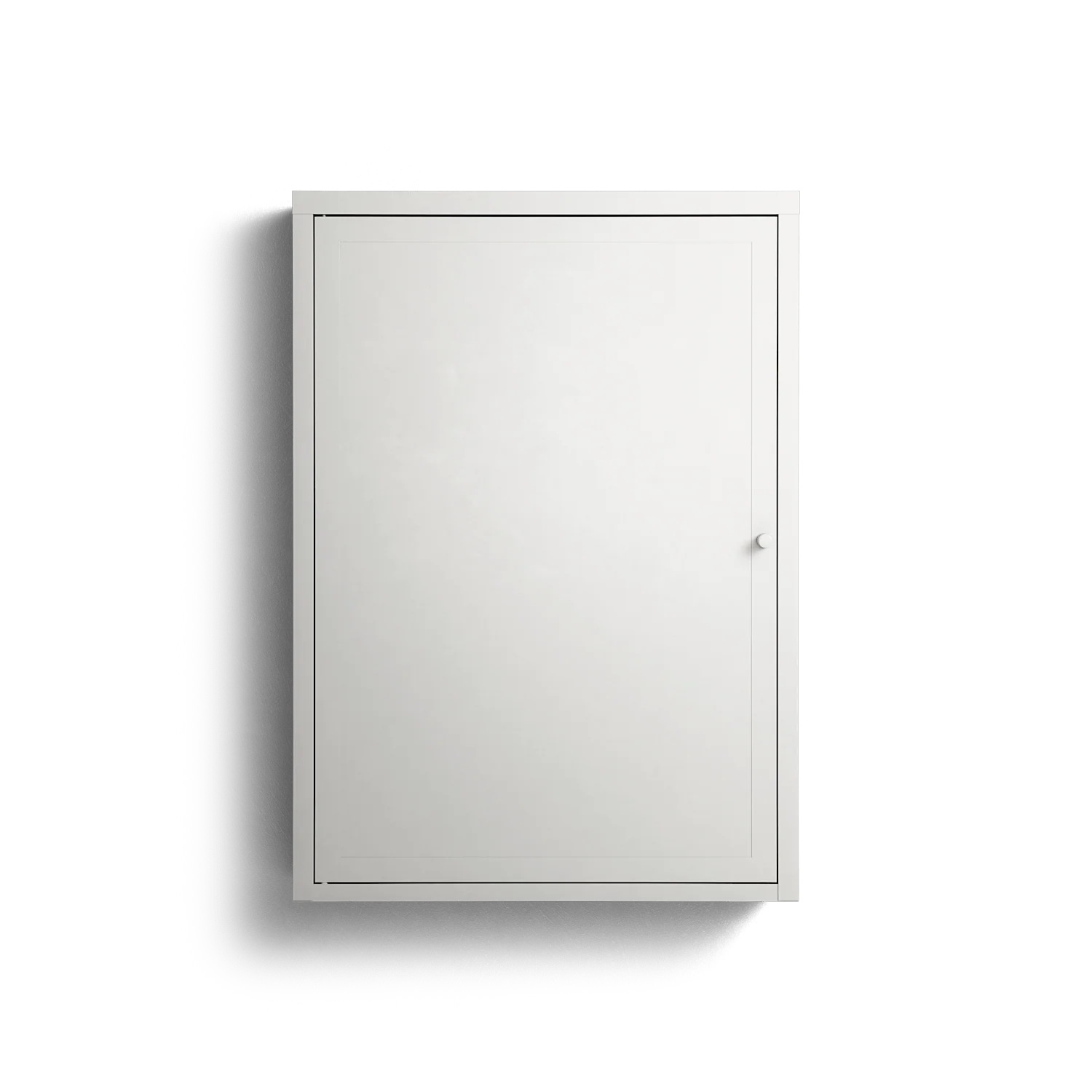 Vitrine - Wall Cabinet - Chalk - Metal Front