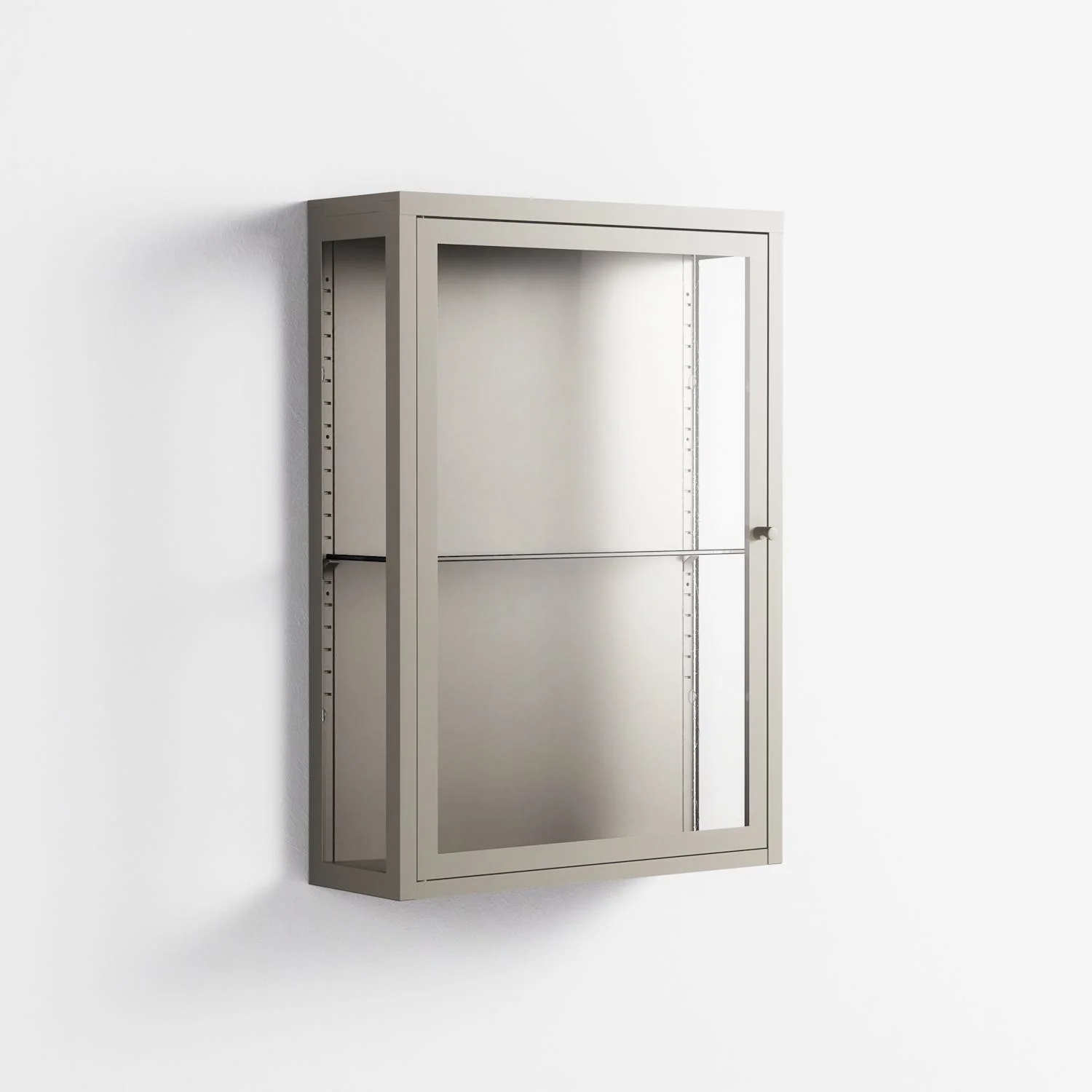 Vitrine - Wall Cabinet - Pebble - Clear Glass - Image 3