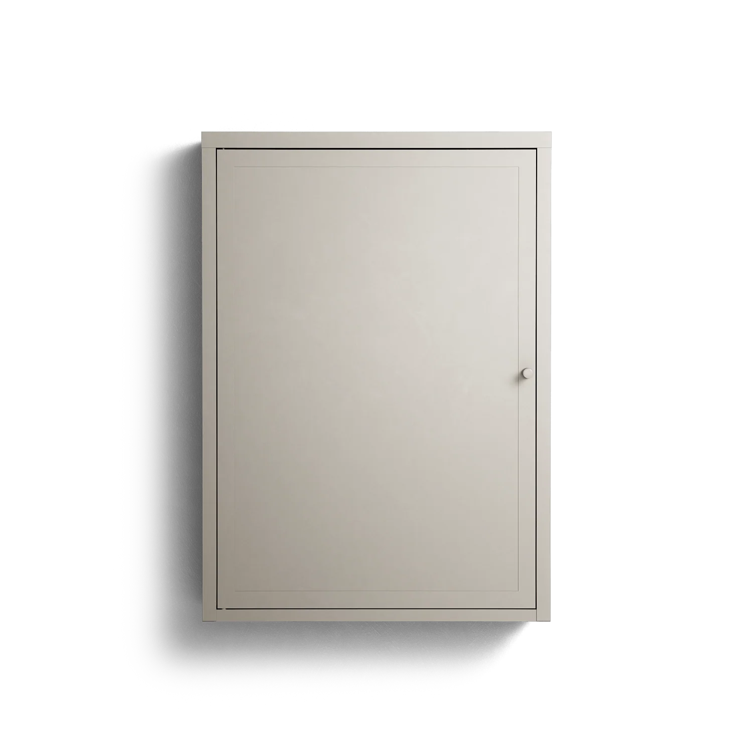 Vitrine - Wall Cabinet - Pebble - Metal Front