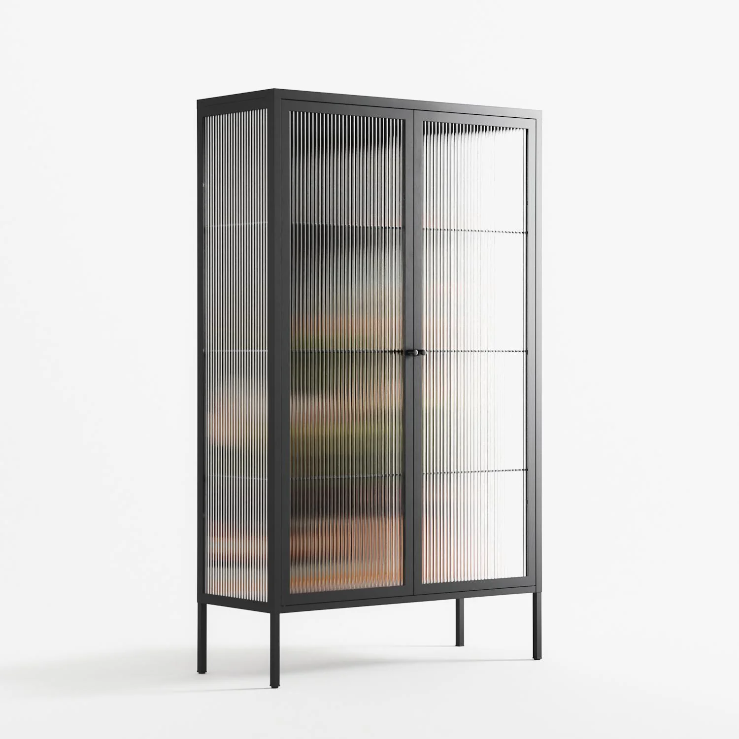Waiting Game - Cabinet - Kristin Eriksson - Antracite - Reeded glass - Image 4