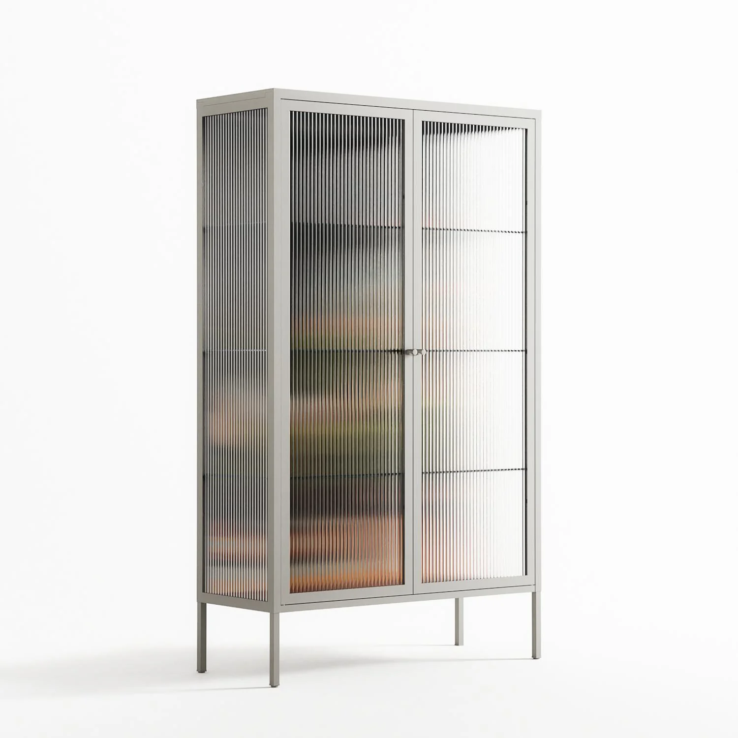Waiting Game - Cabinet - Kristin Eriksson - Chalk - Reeded glass - Image 4