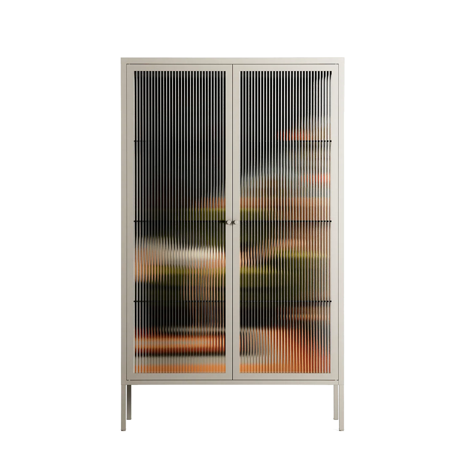 Waiting Game - Cabinet - Kristin Eriksson - Pebble - Reeded glass