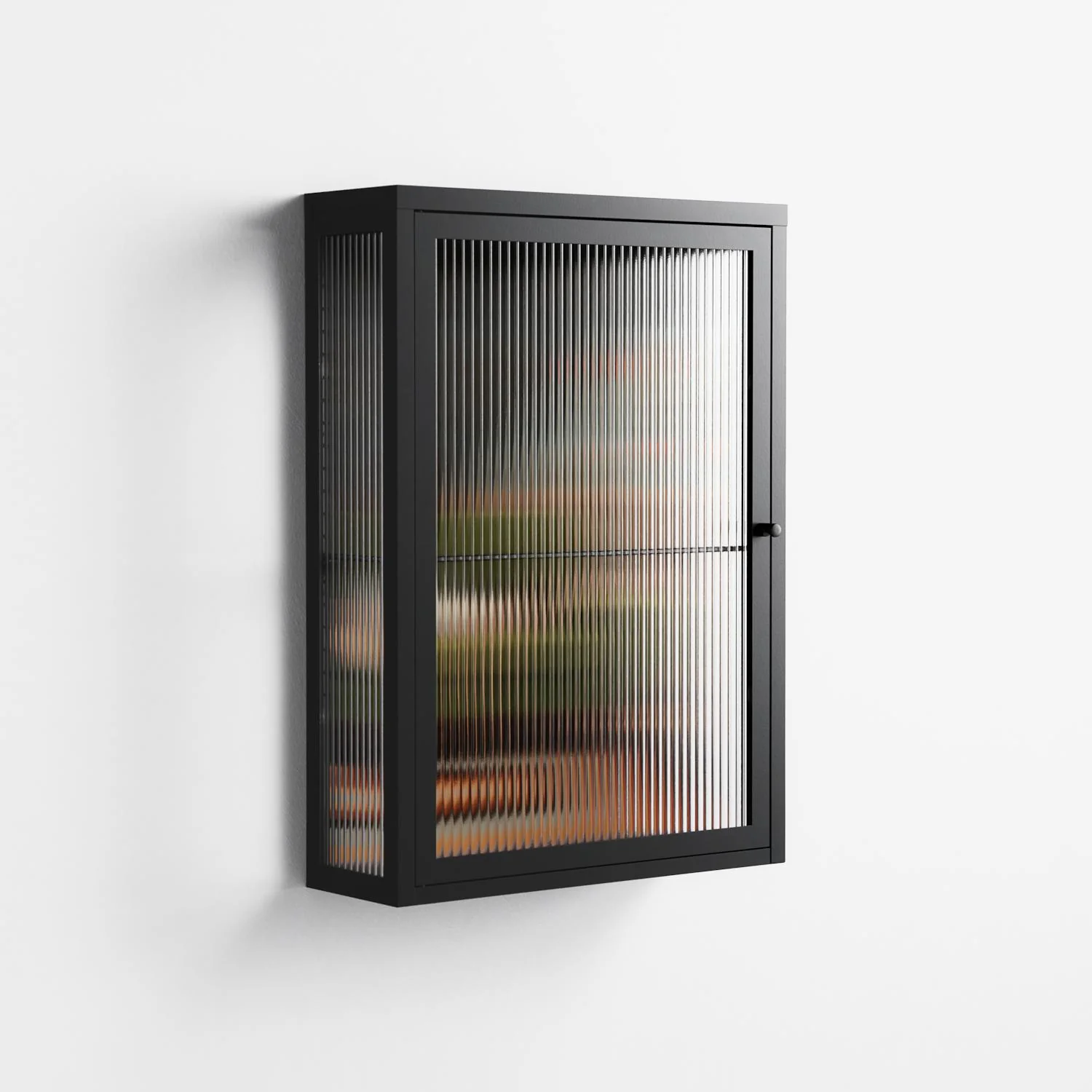Waiting Game - Wall Cabinet - Kristin Eriksson - Antracite - Reeded glass - Image 4
