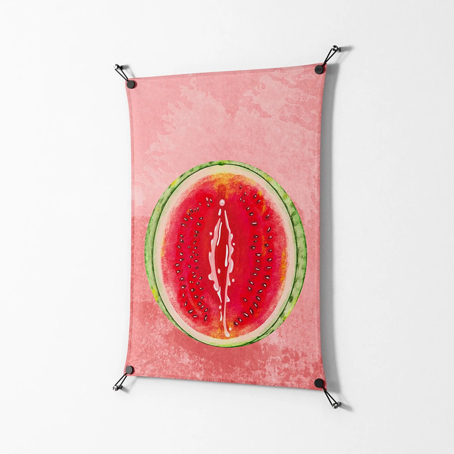 Watermelon Love - Work On Wall - Raissa Oltmanns - Black - 70 x 100 cm - Image 2