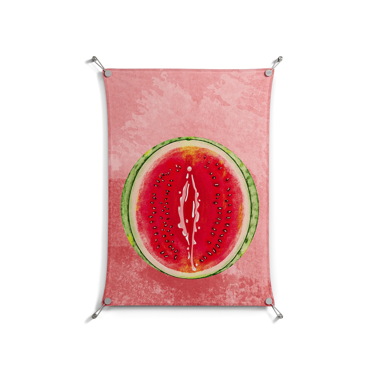 Watermelon Love - Work On Wall - Raissa Oltmanns - Silver - 70 x 100 cm