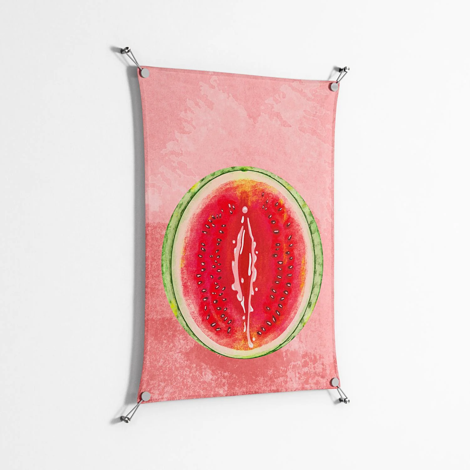 Watermelon Love - Work On Wall - Raissa Oltmanns - Silver - 70 x 100 cm - Image 2