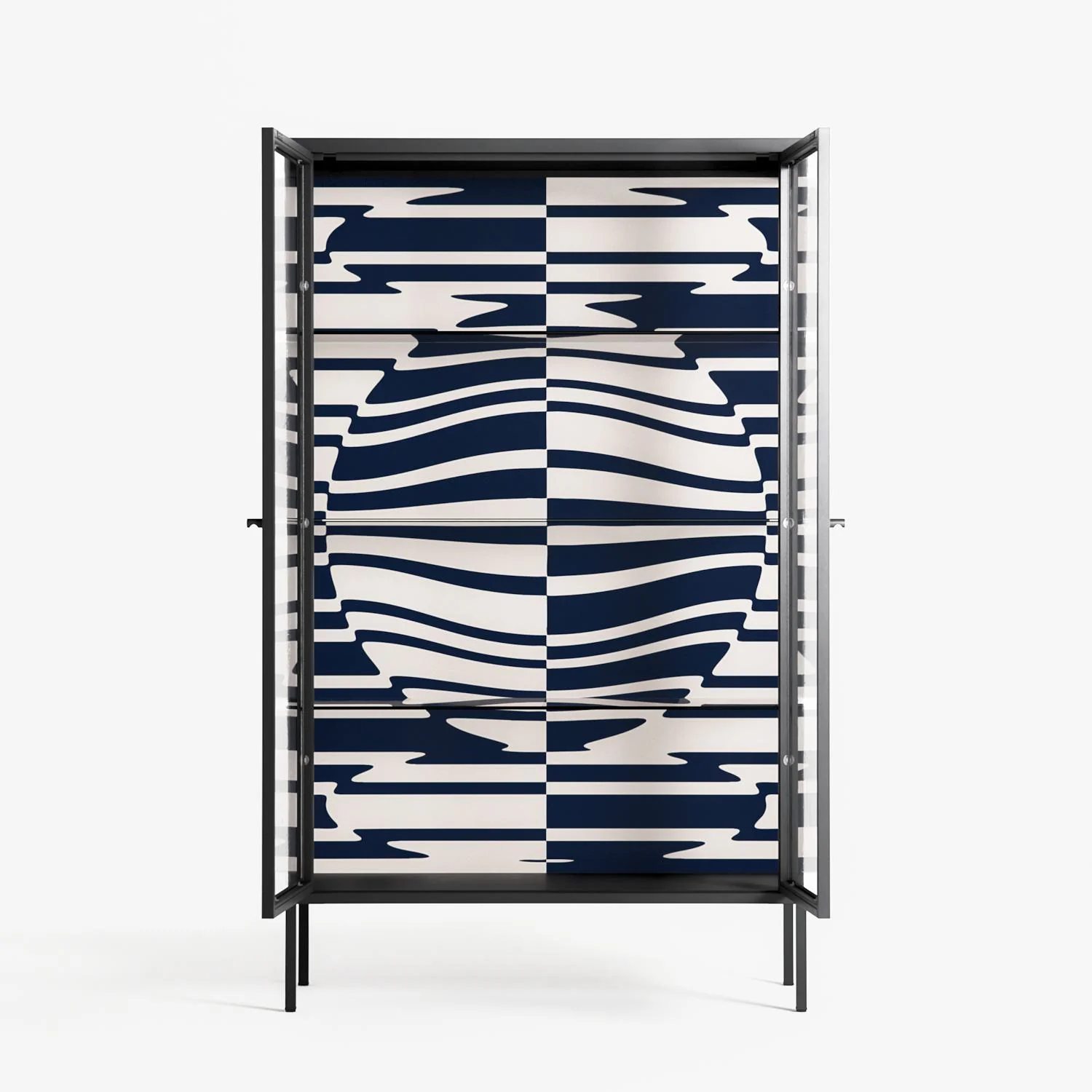 Wave Lens - Cabinet - Oluwasheyi Adebayo - Antracite - Clear glass - Image 3