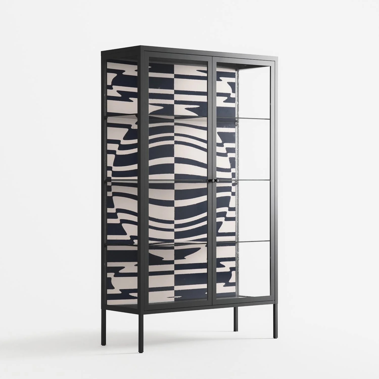 Wave Lens - Cabinet - Oluwasheyi Adebayo - Antracite - Clear glass - Image 4