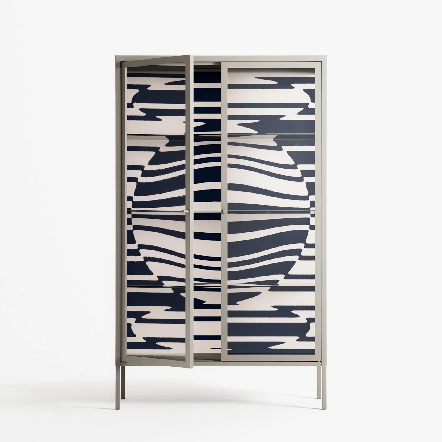 Wave Lens - Cabinet - Oluwasheyi Adebayo - Pebble - Clear glass - Image 2