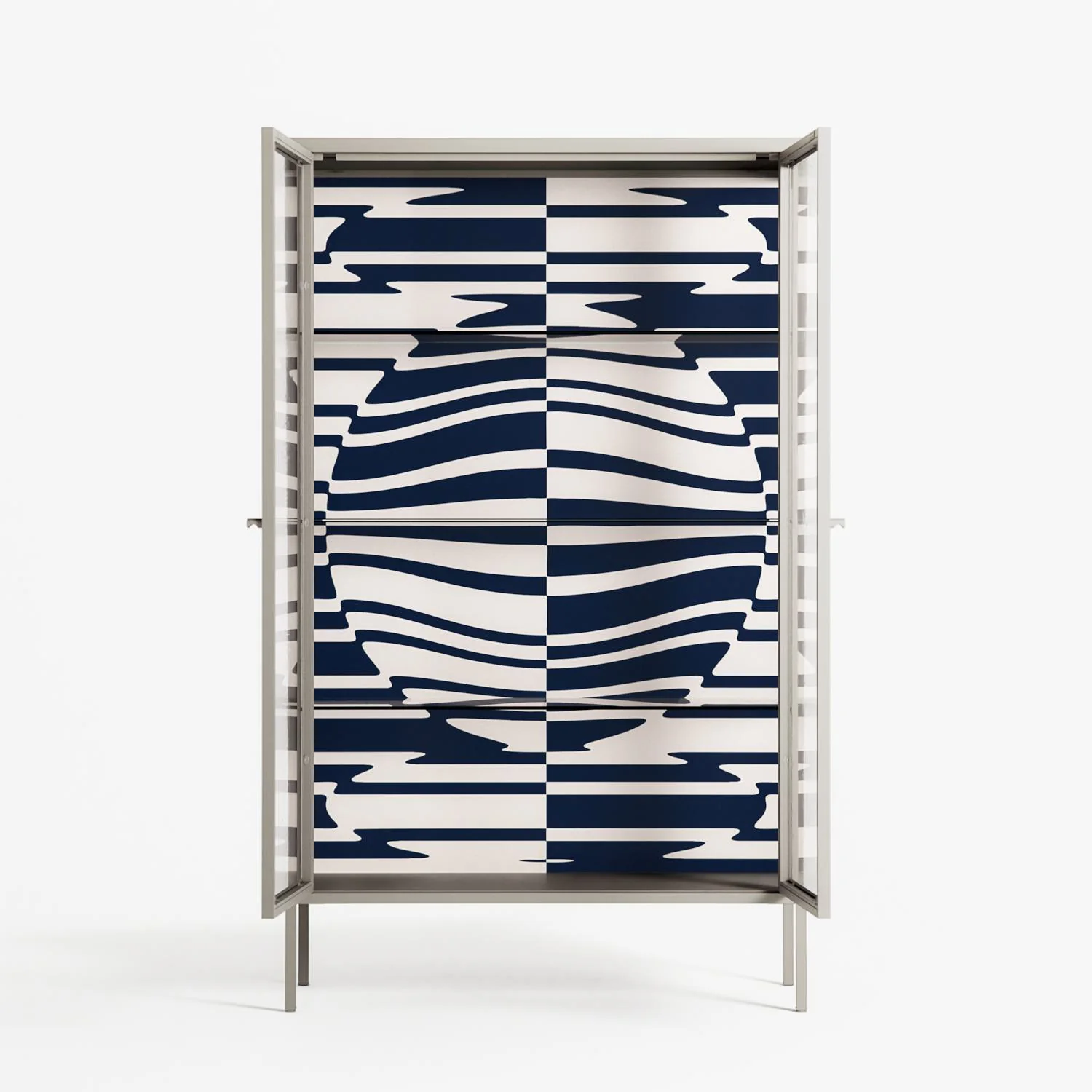 Wave Lens - Cabinet - Oluwasheyi Adebayo - Pebble - Clear glass - Image 3