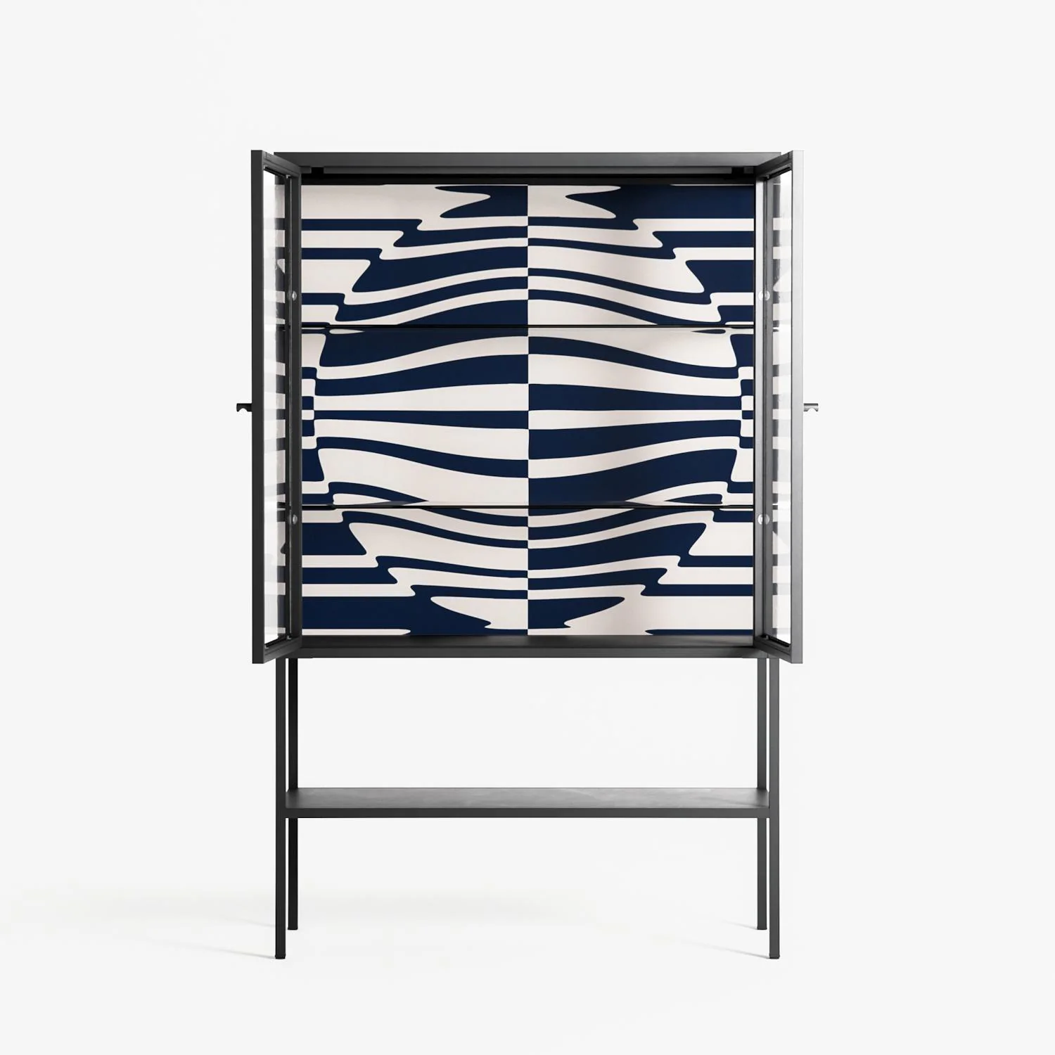Wave Lens - Loft Cabinet - Oluwasheyi Adebayo - Antracite - Clear glass - Image 3