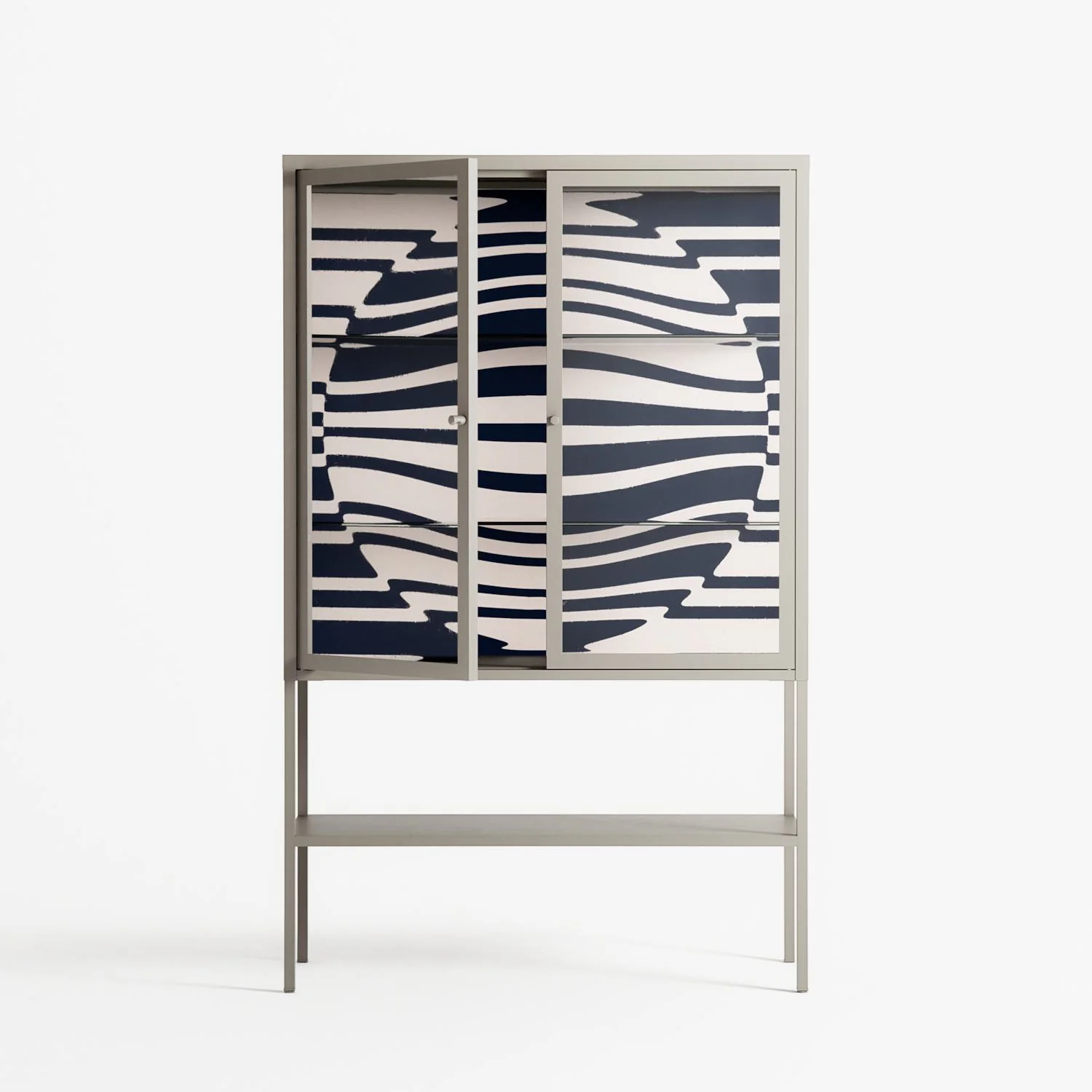 Wave Lens - Loft Cabinet - Oluwasheyi Adebayo - Pebble - Clear glass - Image 2