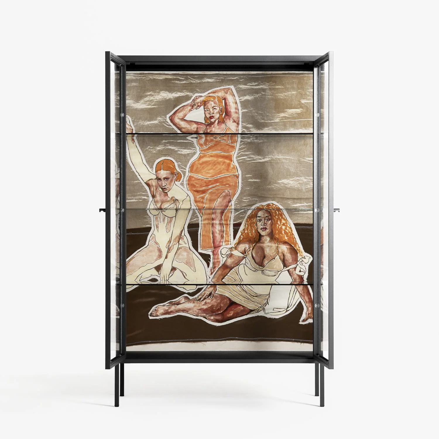 We Are Who We Are - Cabinet - Sophie Goudman-Peachey - Antracite - Clear glass - Image 3