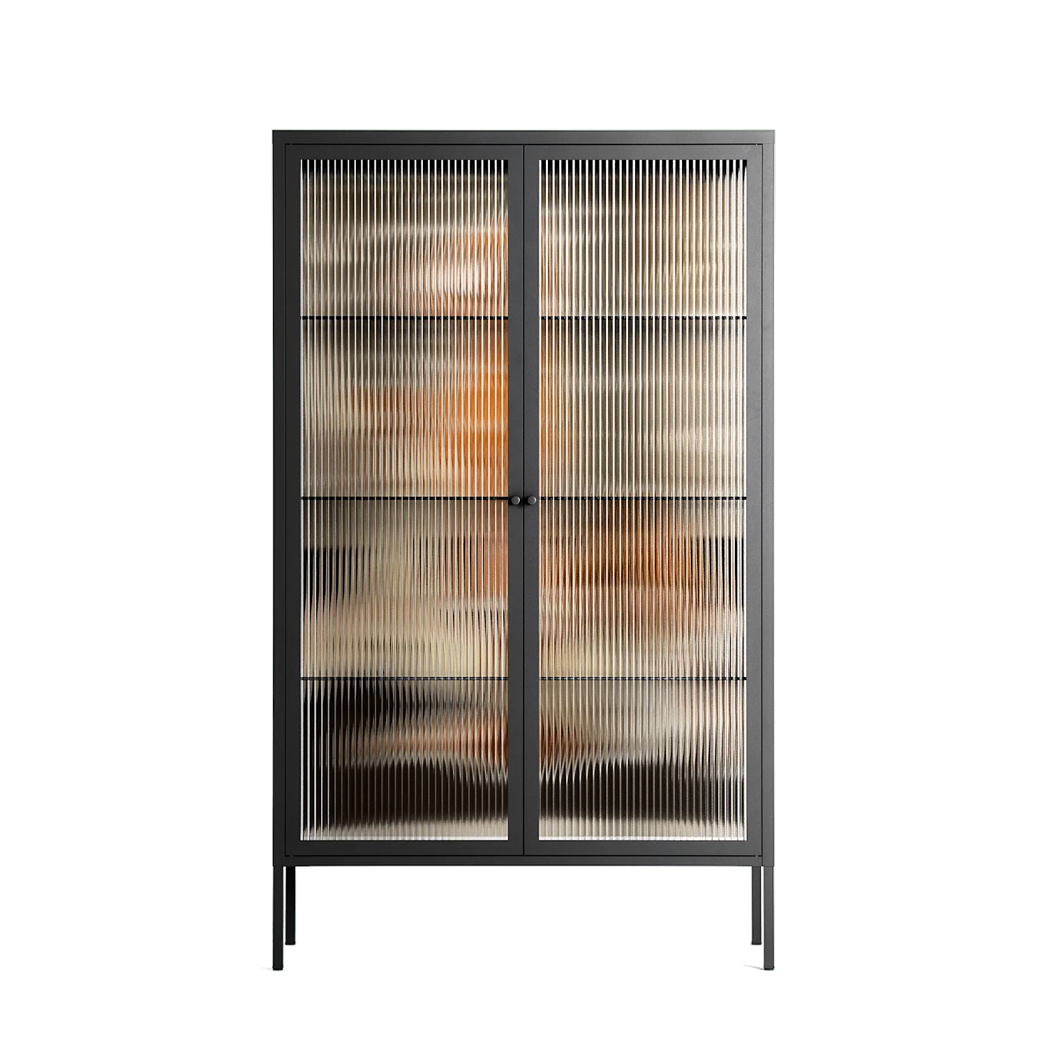 We Are Who We Are - Cabinet - Sophie Goudman-Peachey - Antracite - Reeded glass