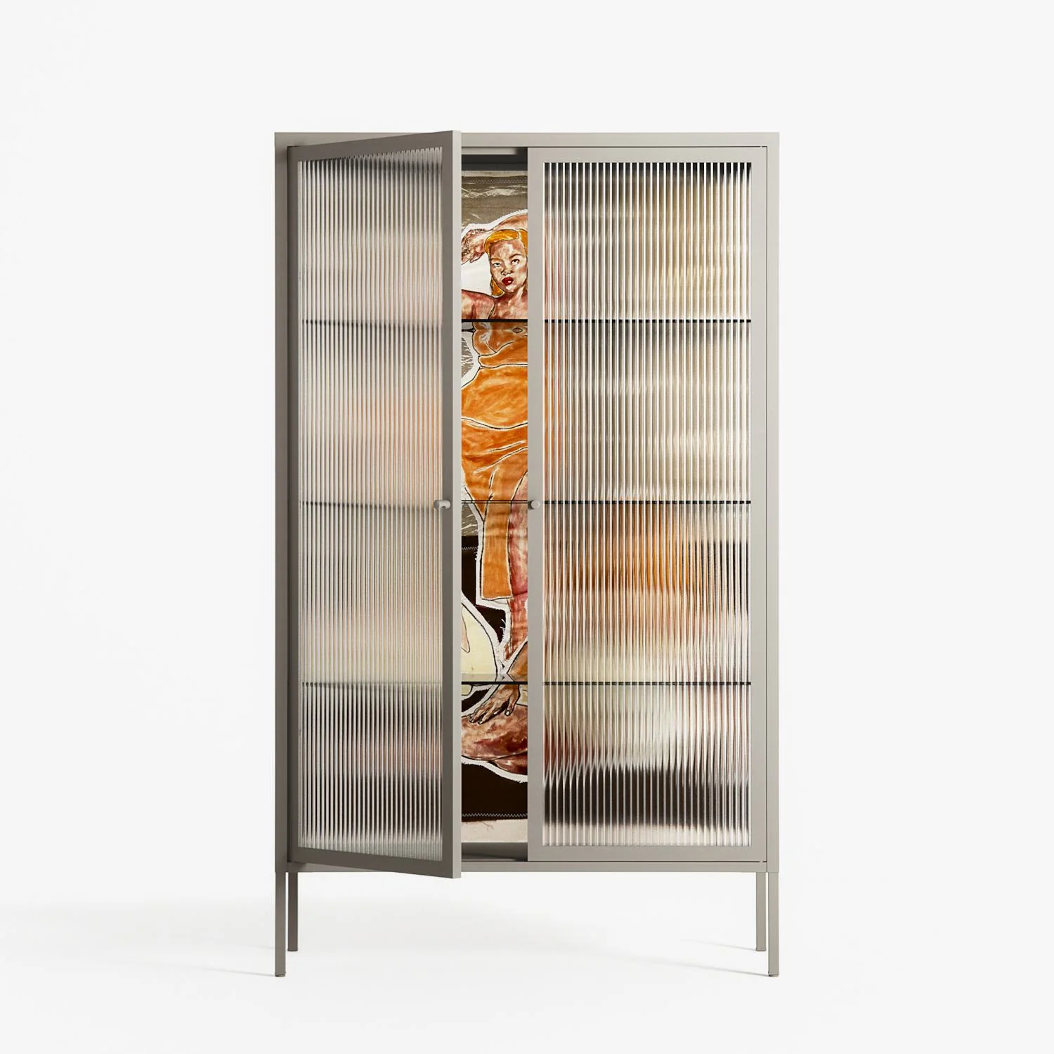 We Are Who We Are - Cabinet - Sophie Goudman-Peachey - Pebble - Reeded glass - Image 2