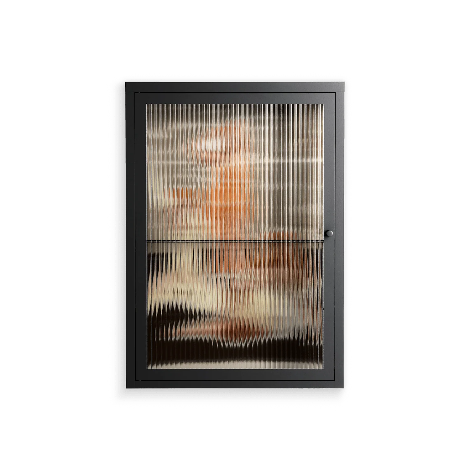 We Are Who We Are - Wall Cabinet - Sophie Goudman-Peachey - Antracite - Reeded glass