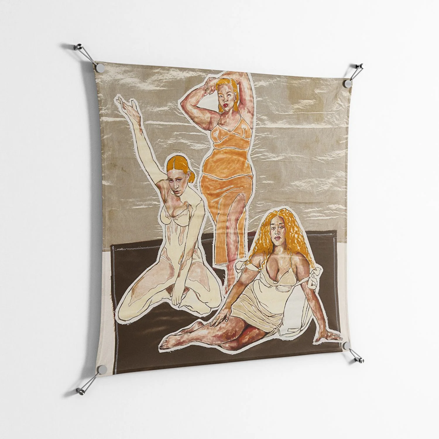 We Are Who We Are - Work On Wall - Sophie Goudman - Silver - 90 x 90 cm - Image 2