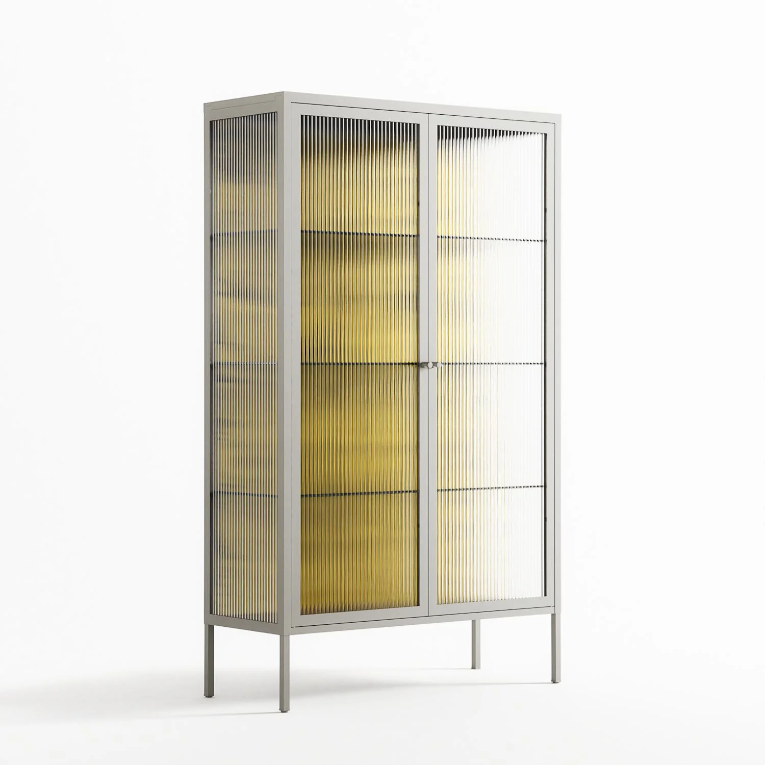 What a Mess - Cabinet - Craig Watkins - Chalk - Reeded glass - Image 4